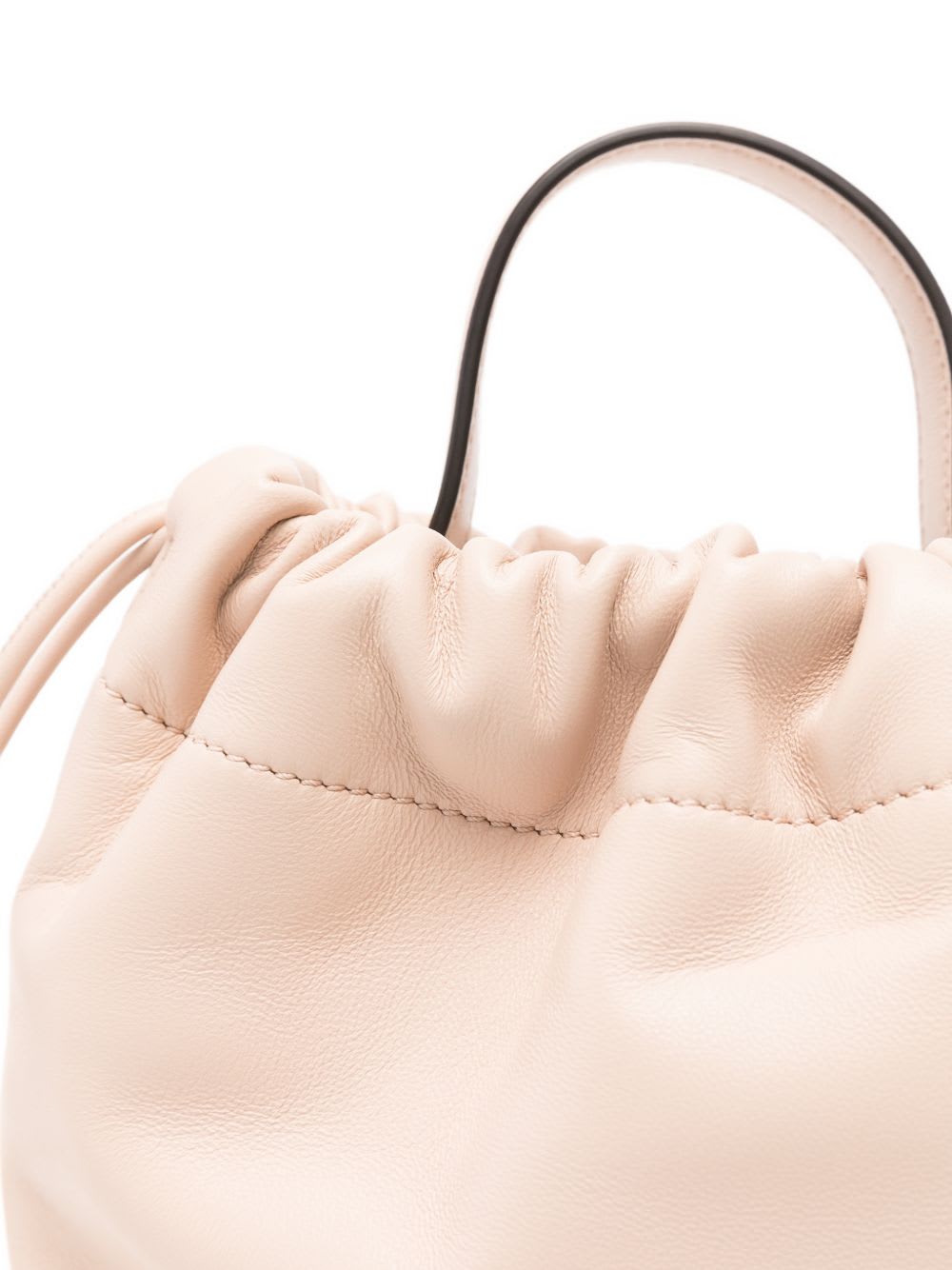 Chloé Icons Leather Bucket Bag Chain Strap Handle In Pink