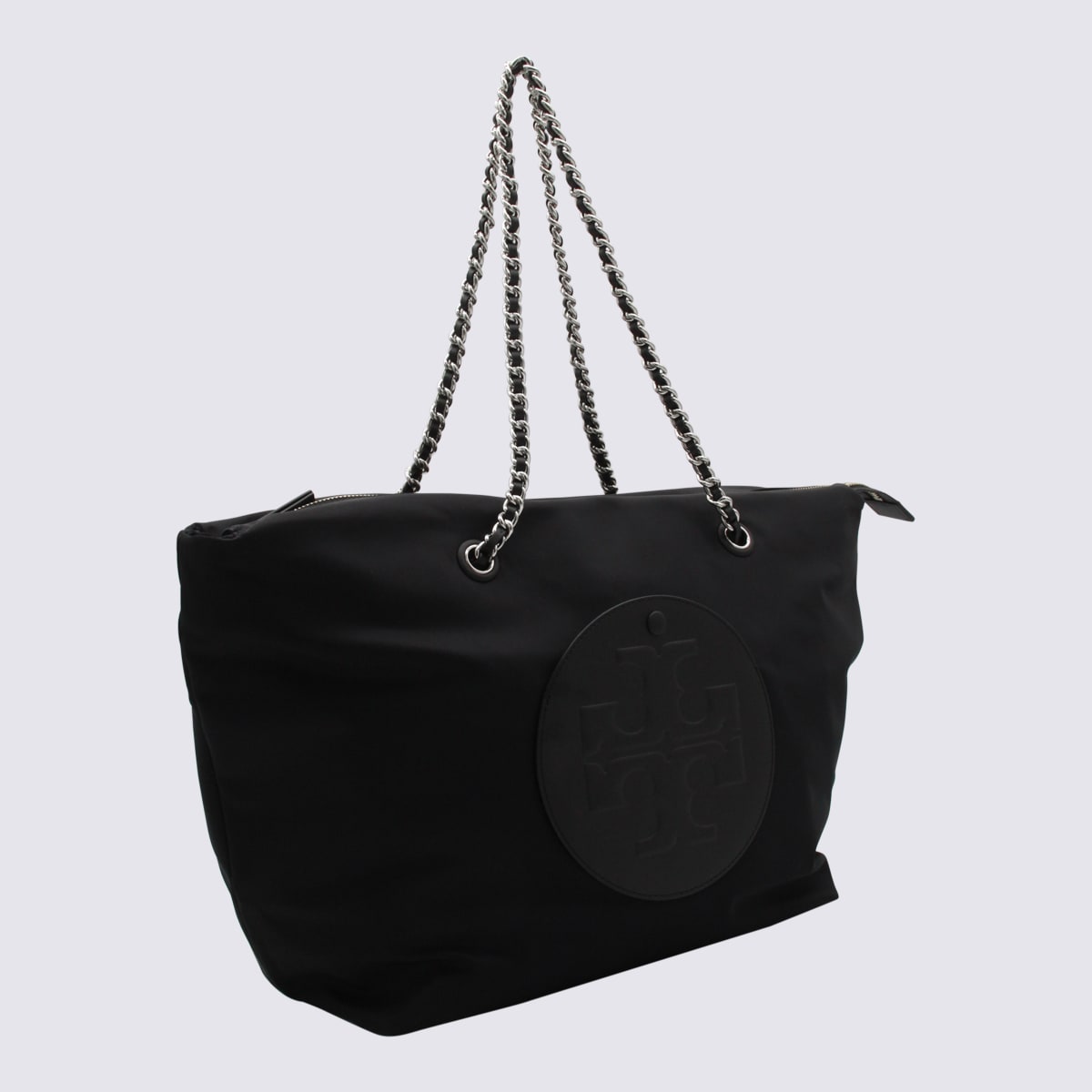 Tory Burch Ella Nylon Tote Bag In Black