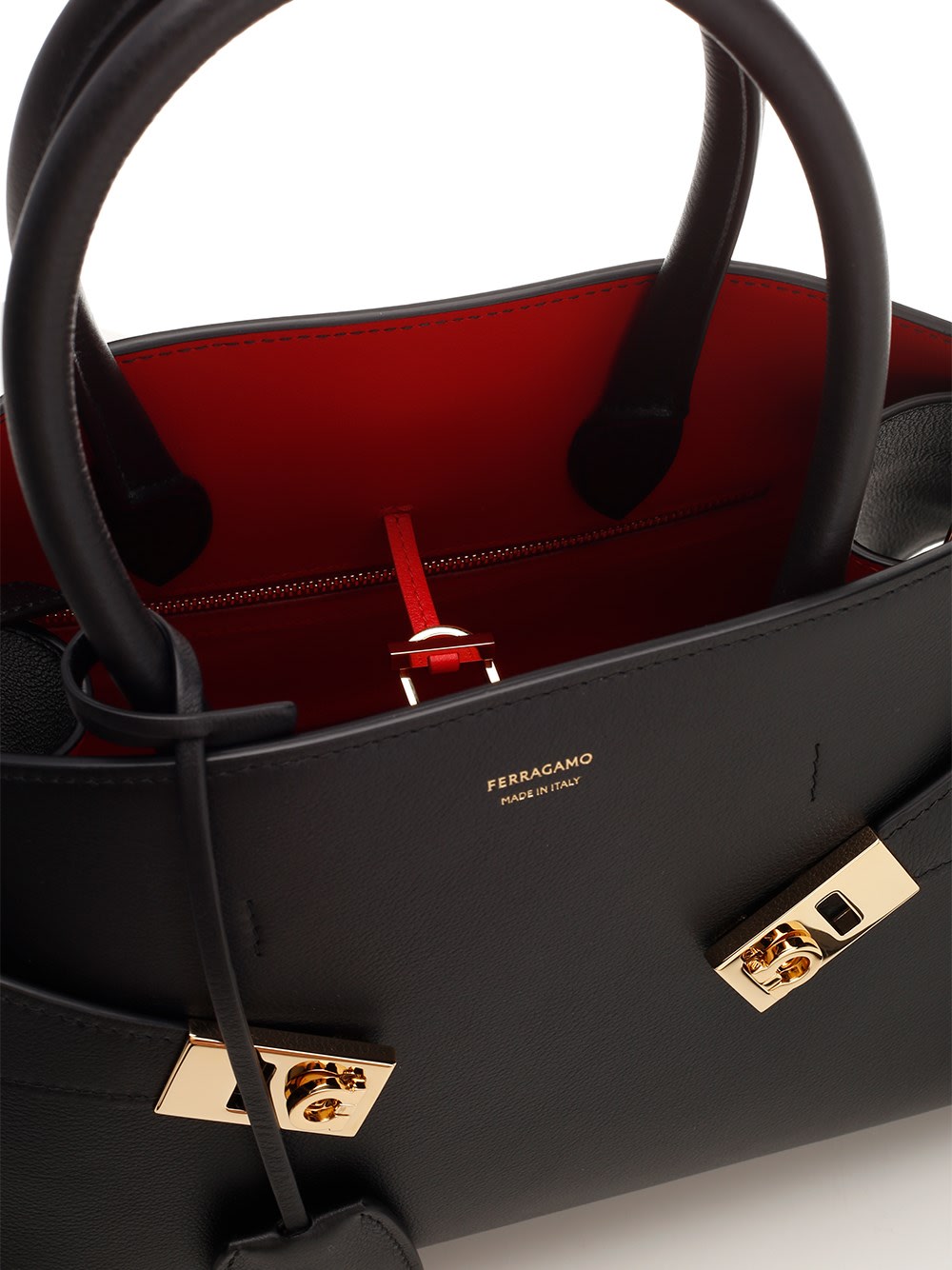 Ferragamo Small Hug Handbag In Multi
