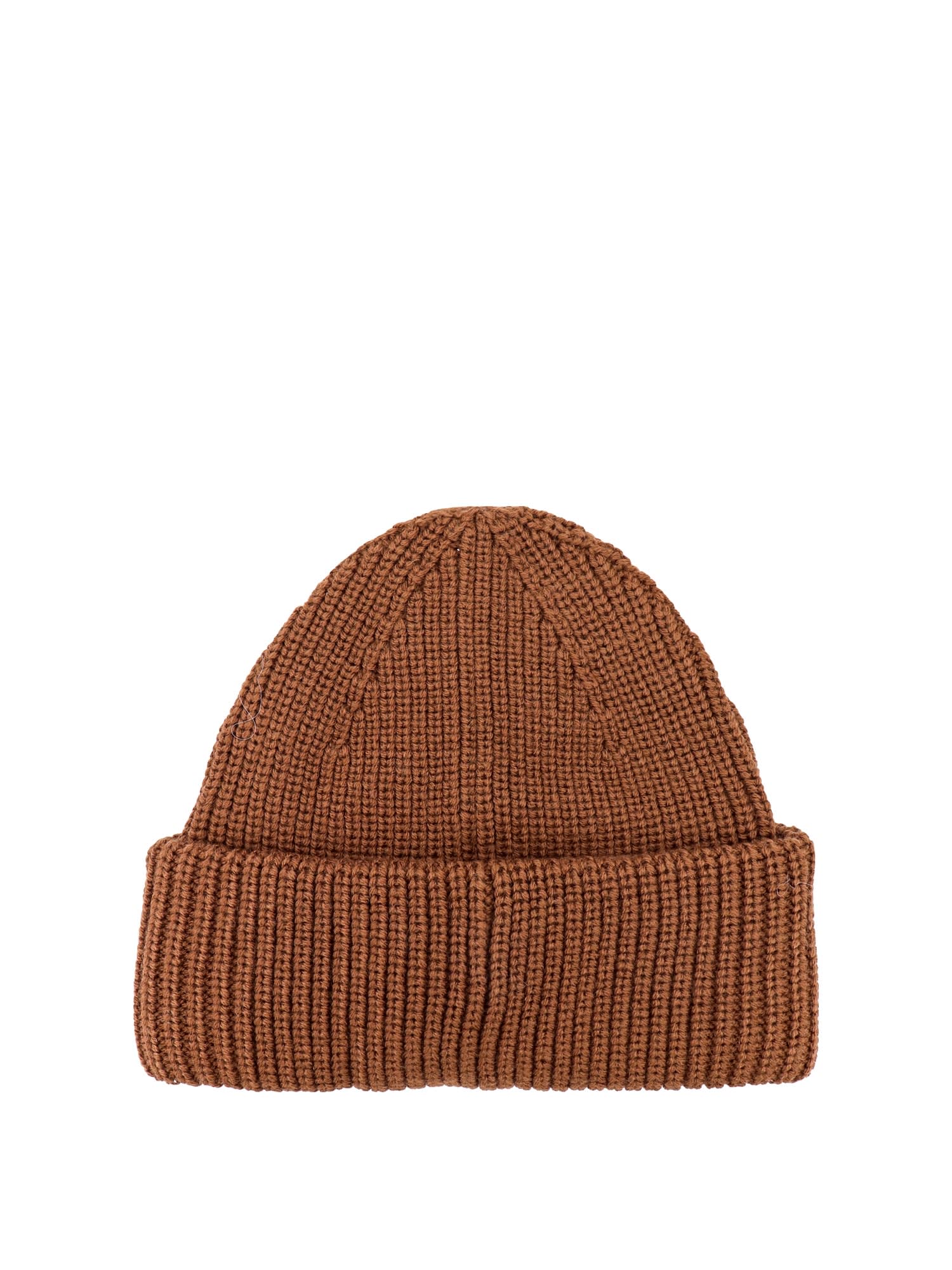 Shop Moose Knuckles Hat In Brown