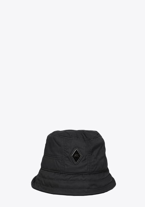A-COLD-WALL Cell Bucket Hat Black nylon bucket hat with diamond metal logo