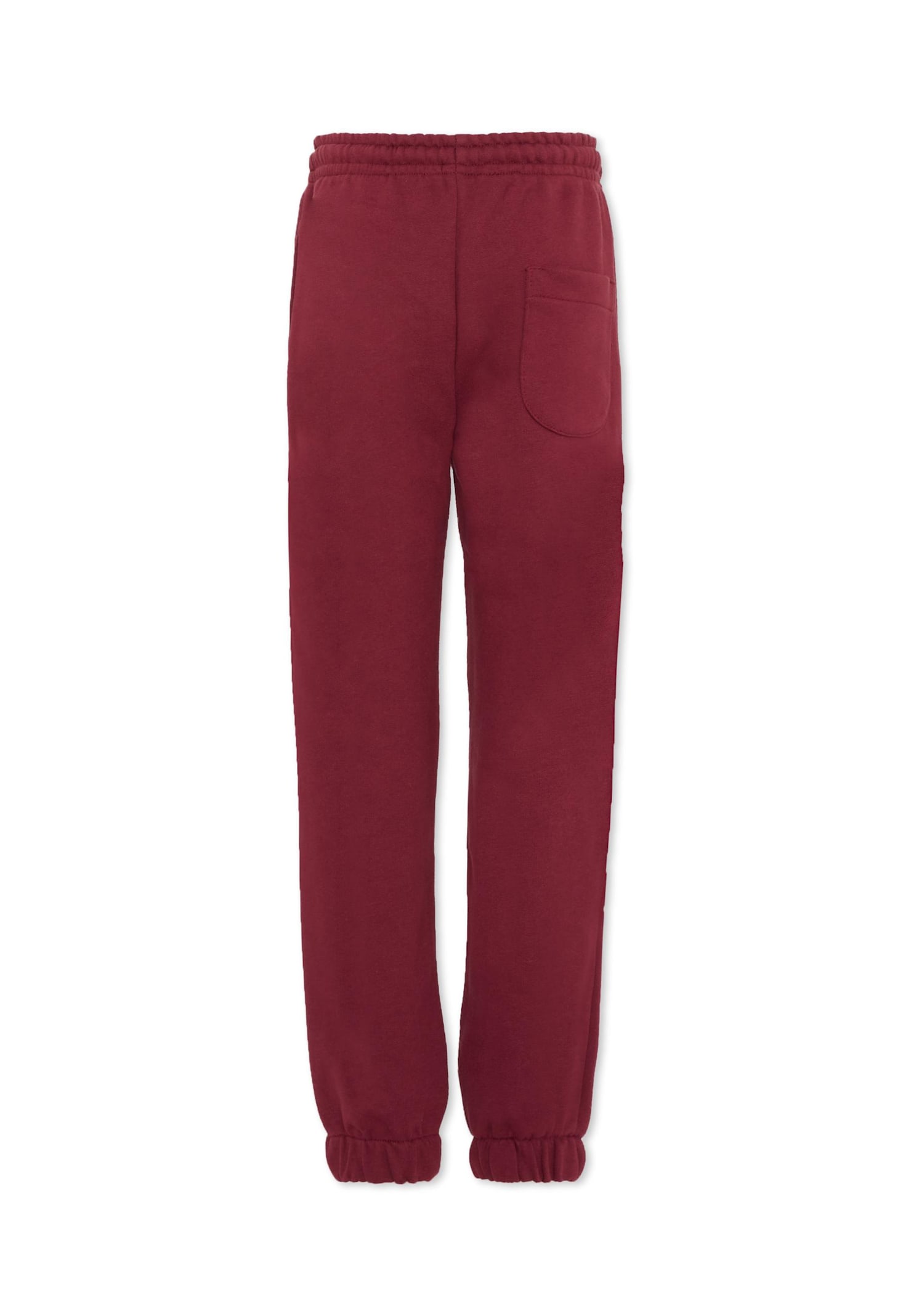 Msgm Burgundy Trousers For Kids With Logo In Burgundy