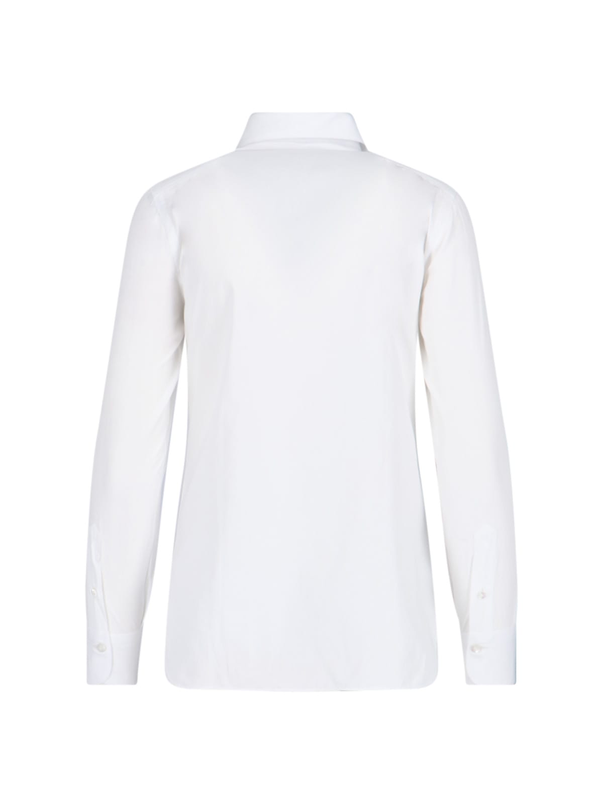 Shop Finamore Classic Silvio Shirt In White