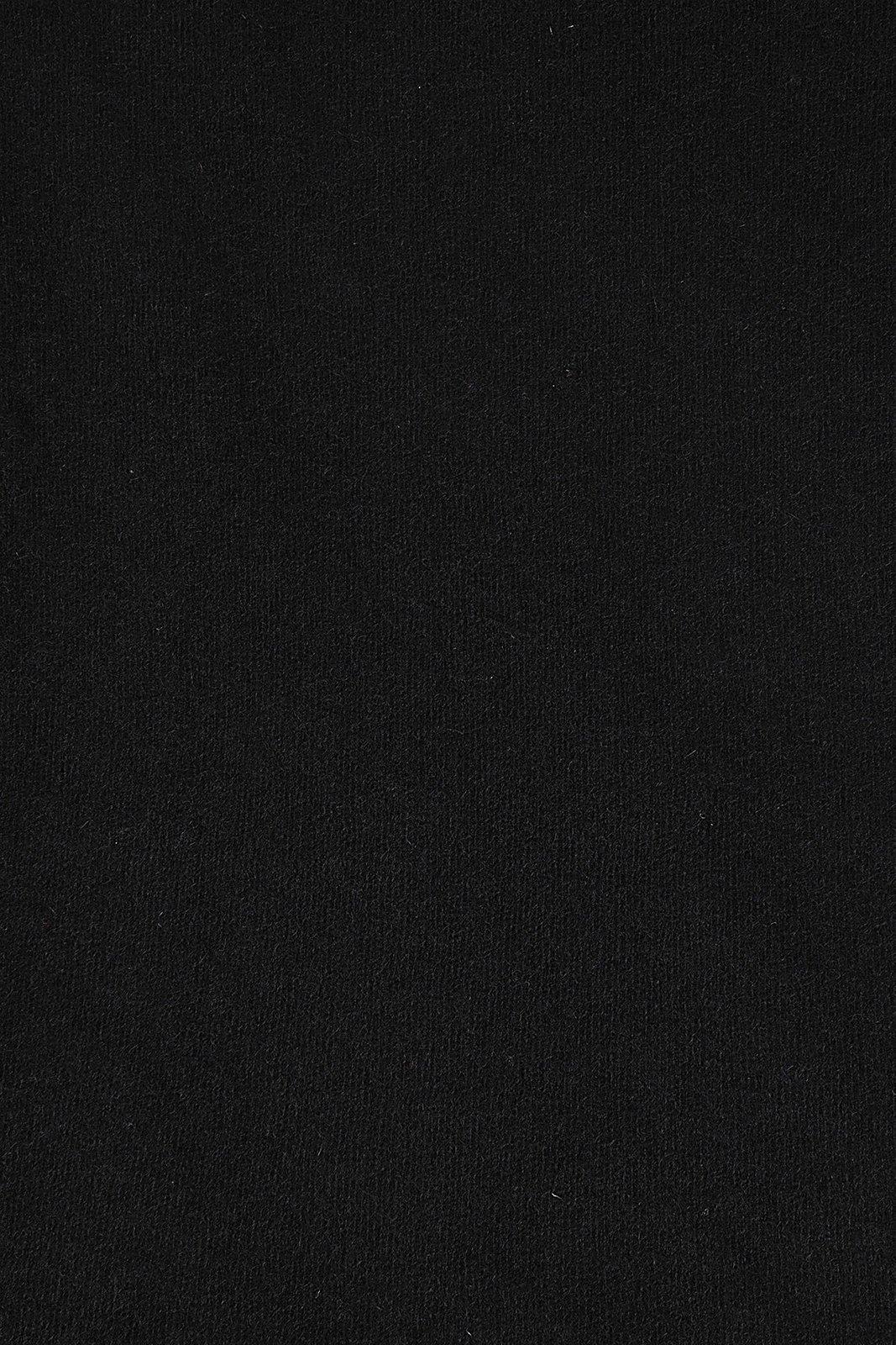Faliero Sarti Adriel Cashmere Scarf With Frayed Edges In Nero