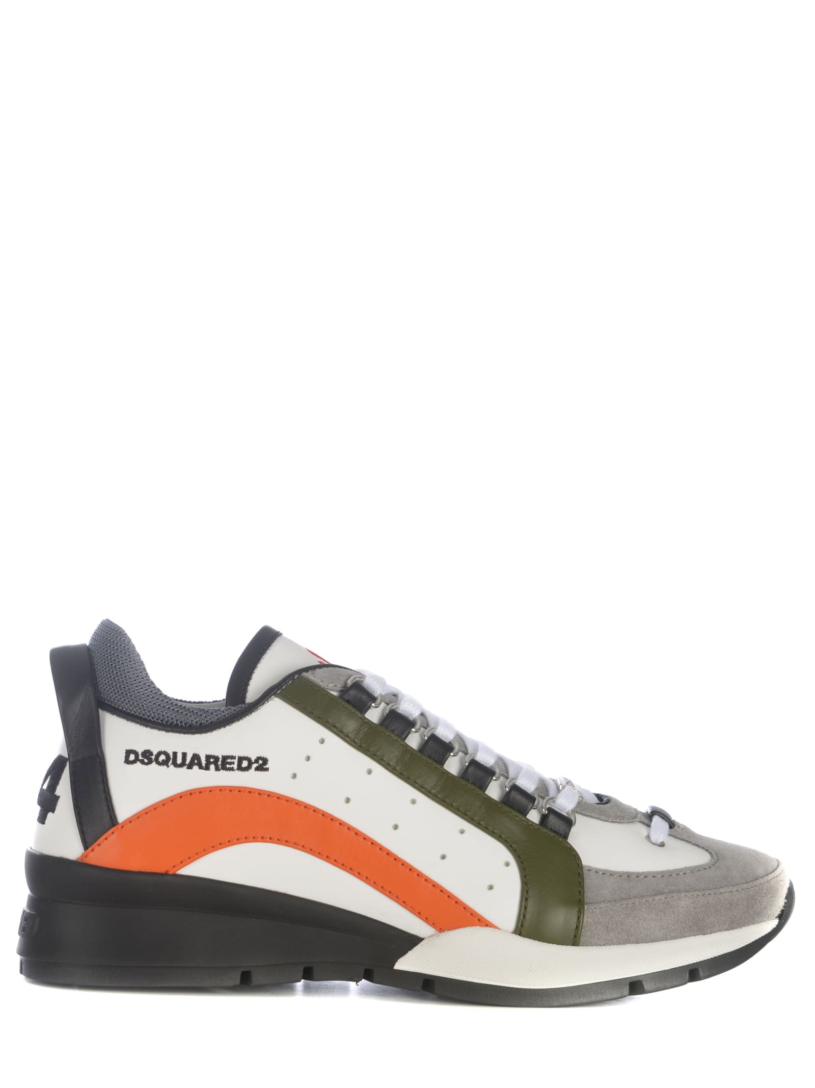 Shop Dsquared2 Sneakers  Legendary In Leather In Bianco