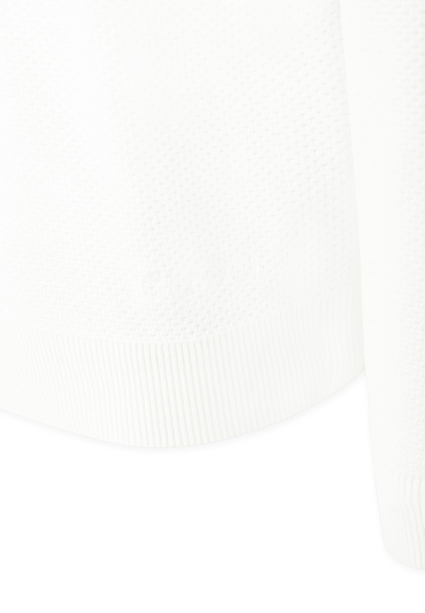 Gucci White Sweater For Kids With Web Detail In White