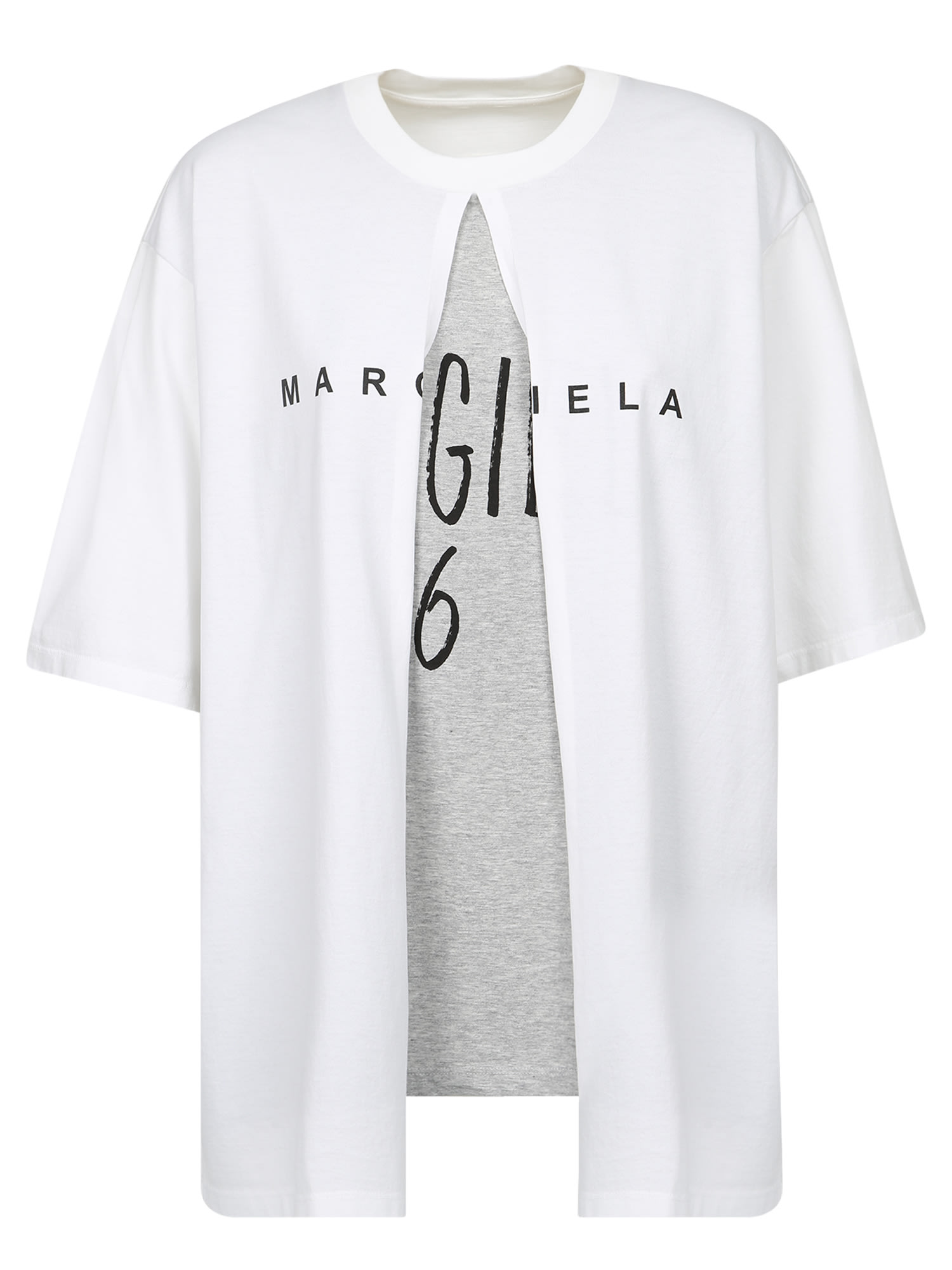 MM6 Maison Margiela Split Detail T-shirt