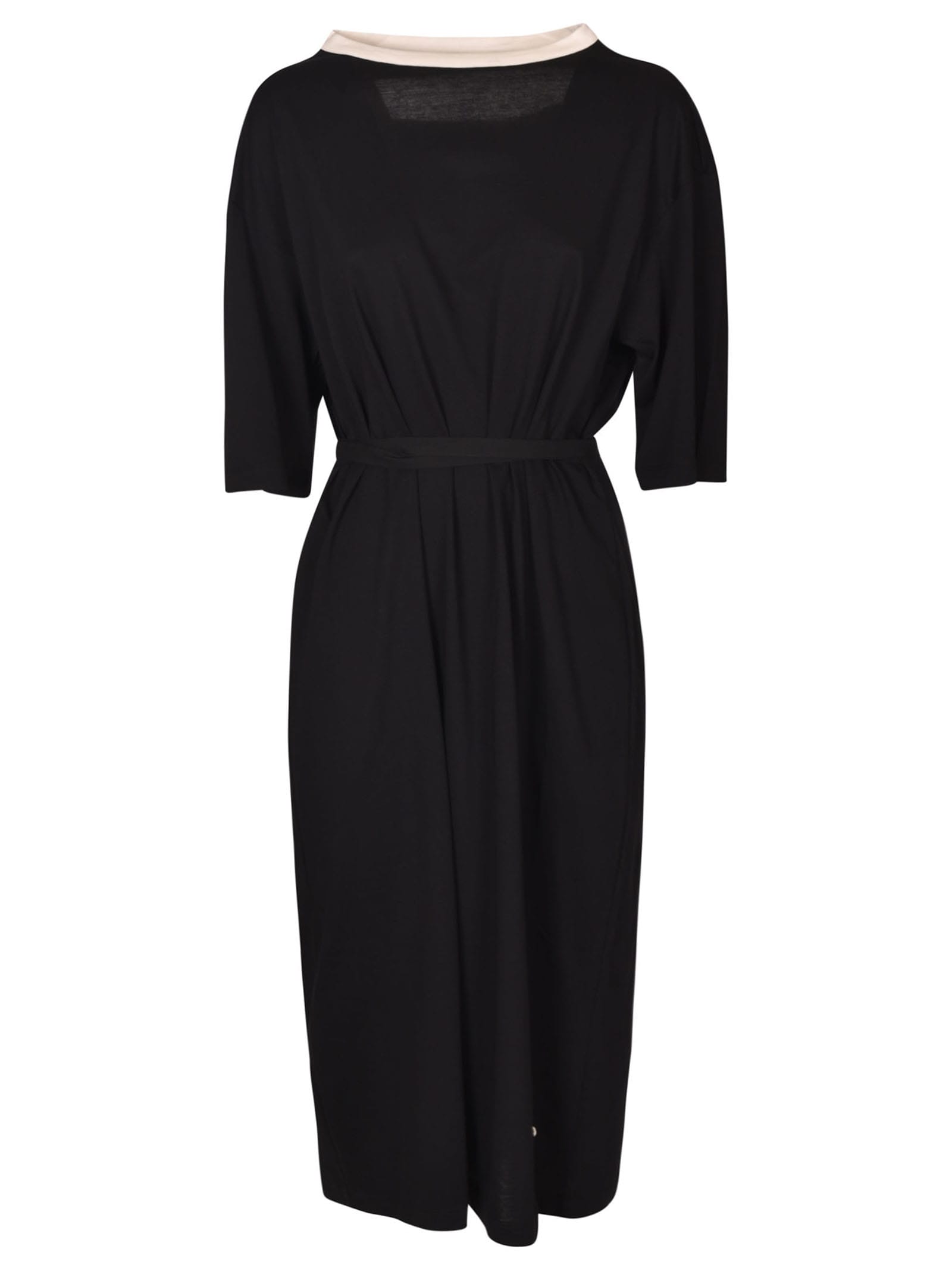 Marni Fitted Tied Waist Dress