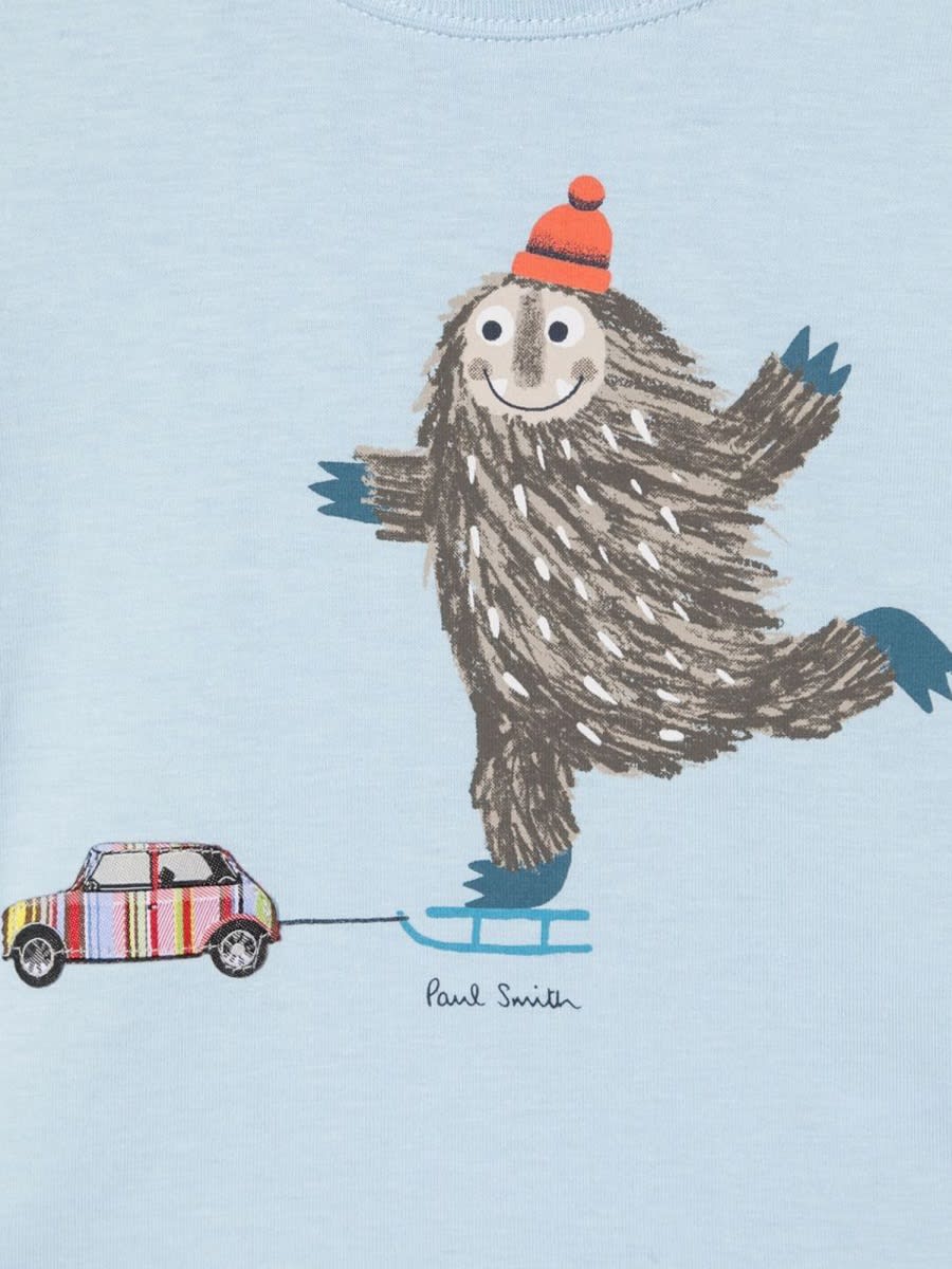 Paul Smith Tee Shirt In Blue