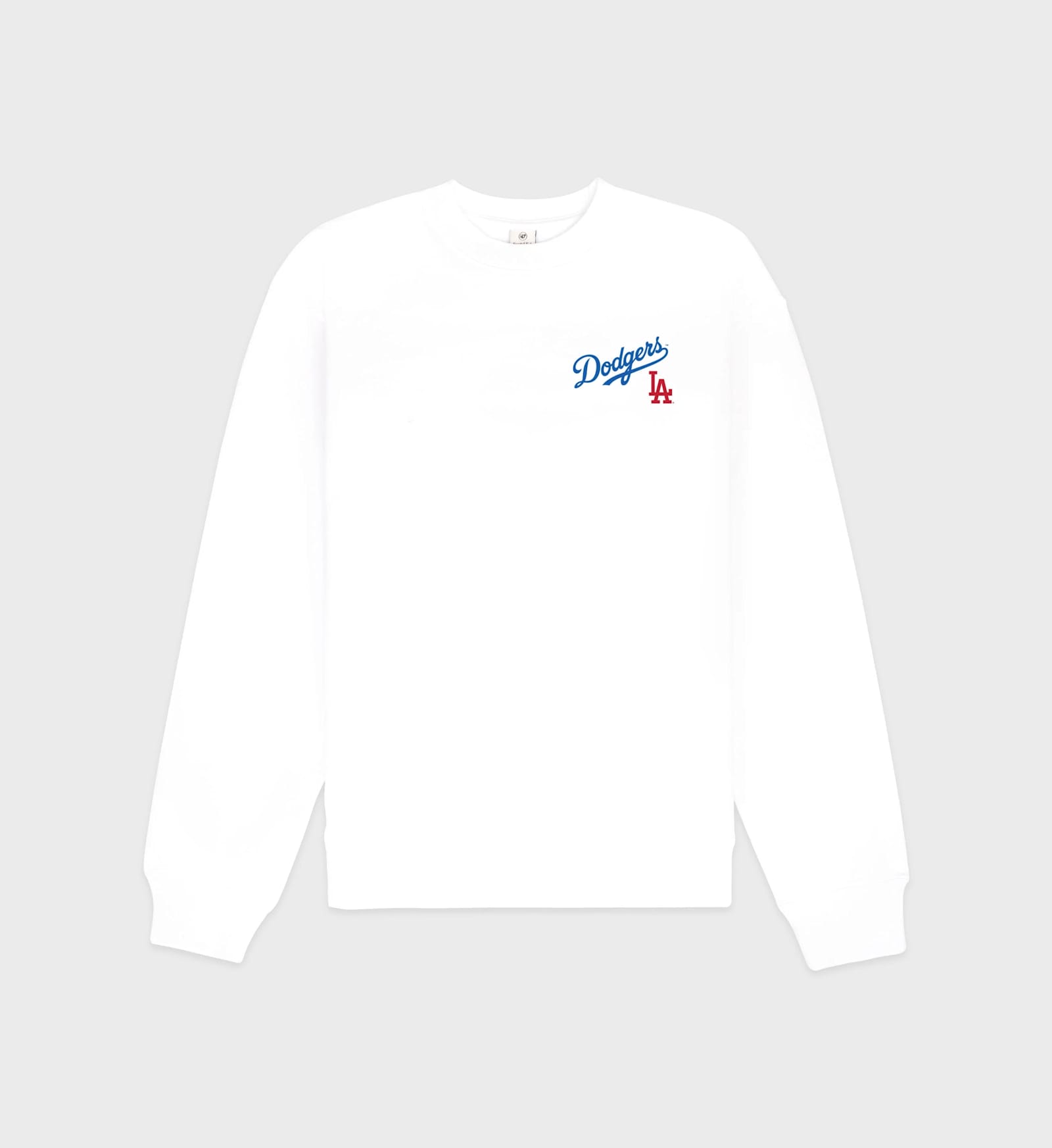 Sporty &amp; Rich Dodgers Serif Crewneck In White