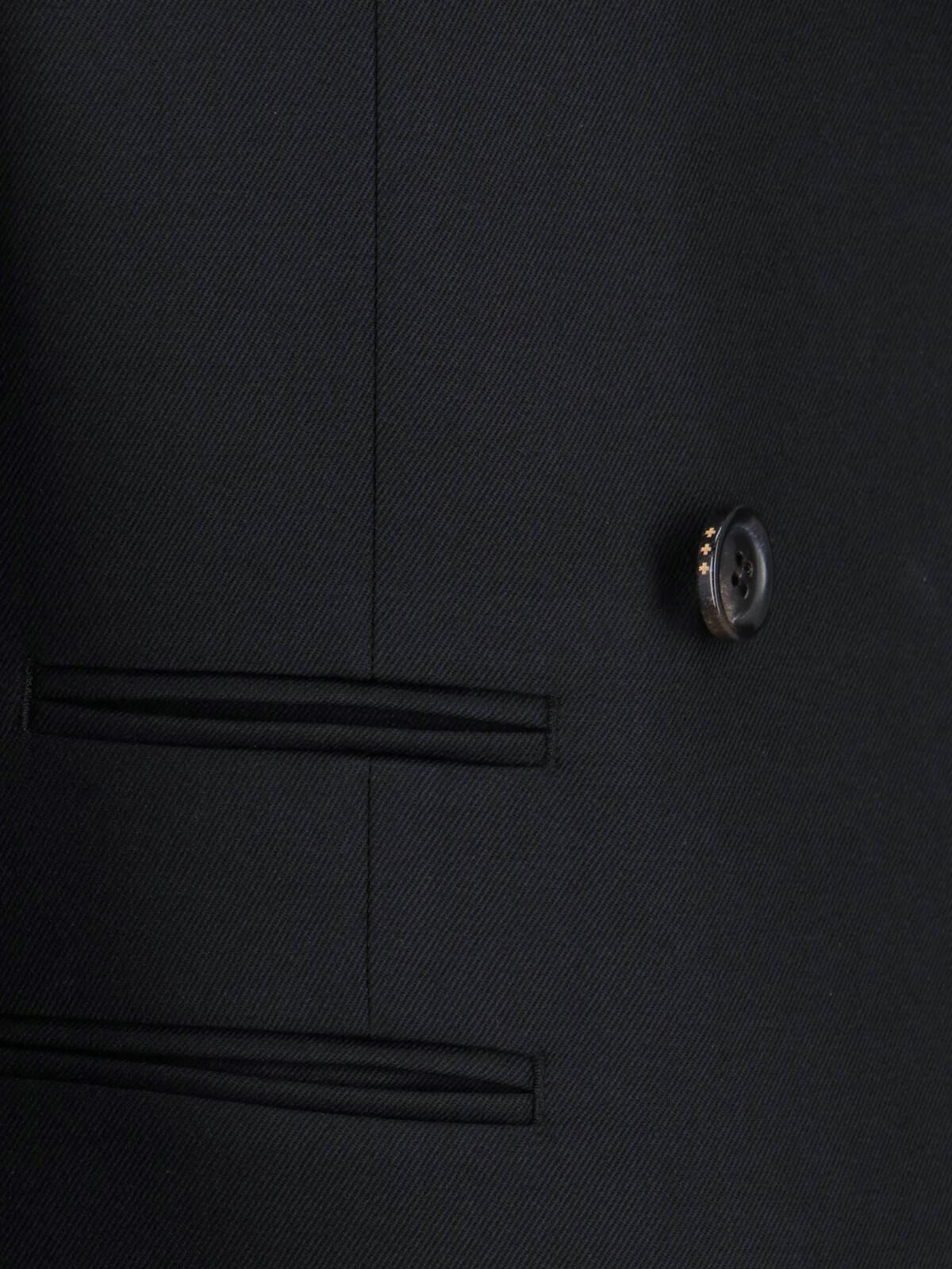 Tonywack Tailored Wool Blend Blazer In Black