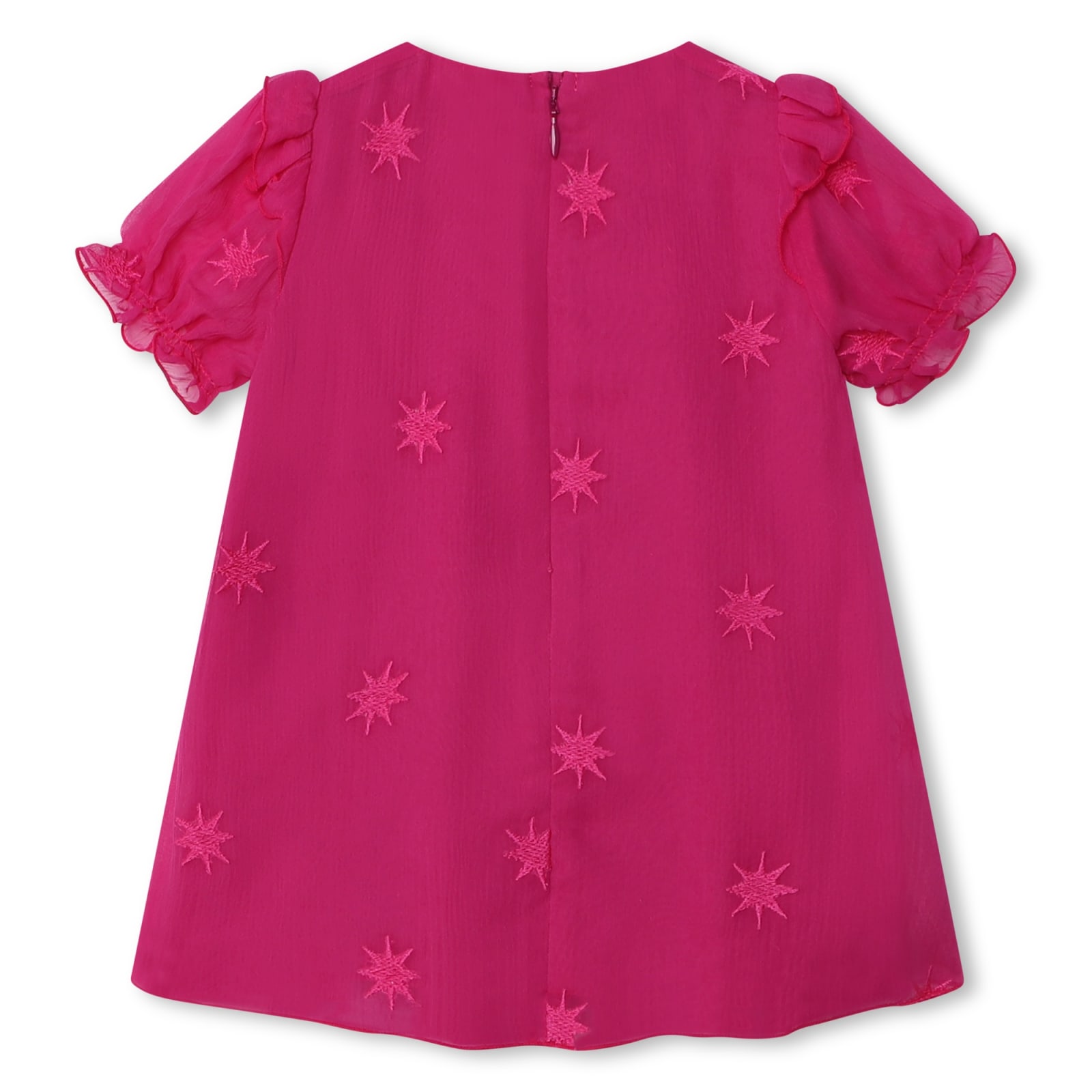 Shop Chloé Dress With Embroidery In Rosa
