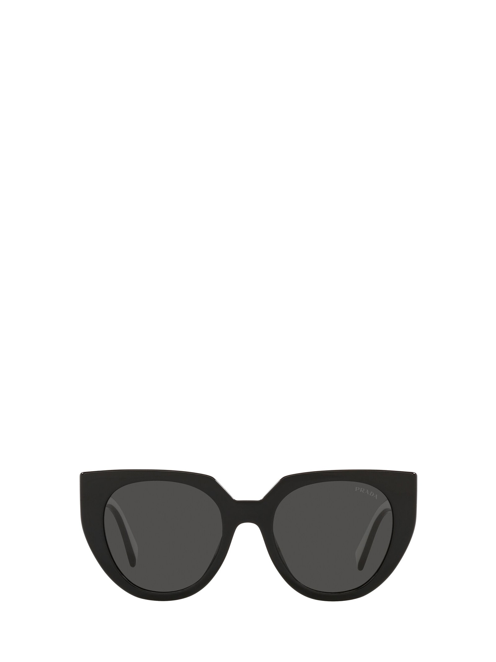 Prada Eyewear Pr 14ws Black / Talc Sunglasses