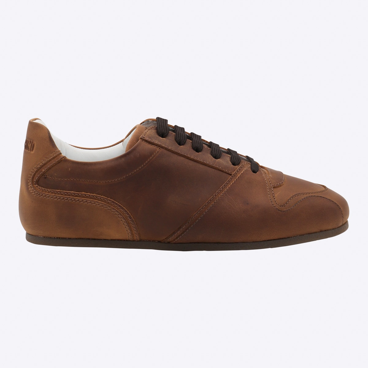 Brown Leather Sneakers