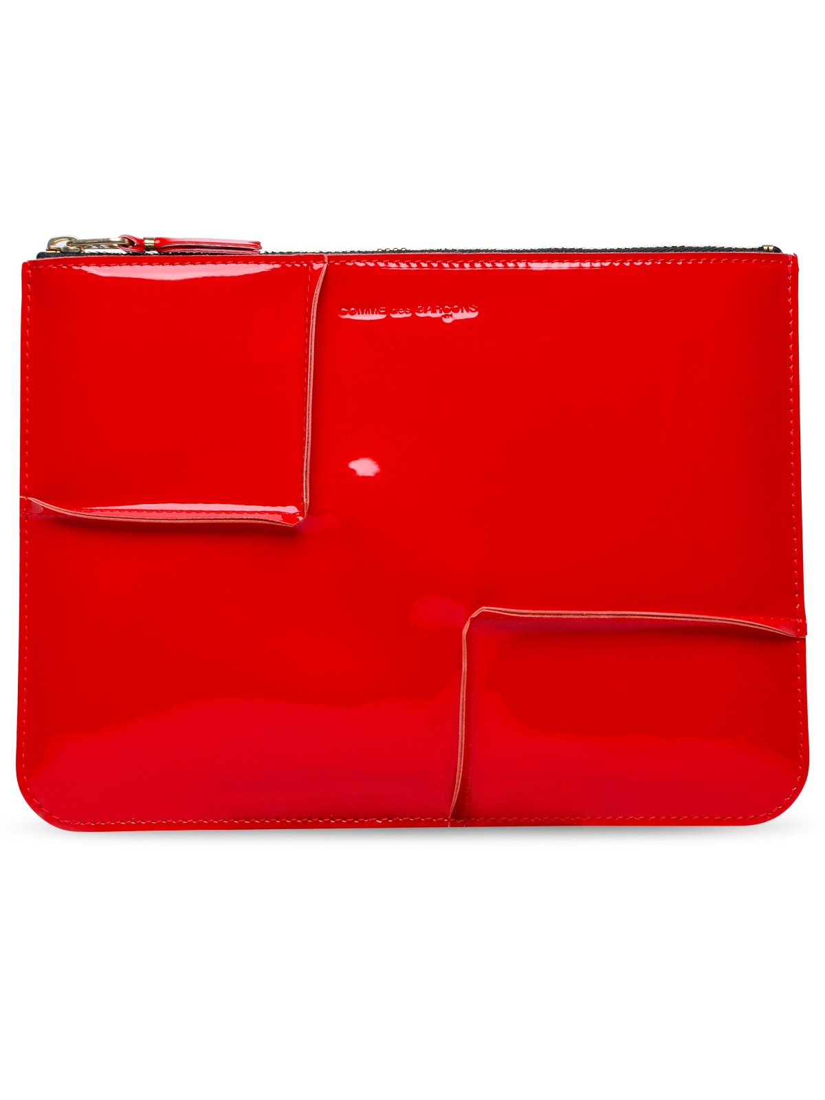 Shop Comme Des Garçons Medley Red Leather Envelope