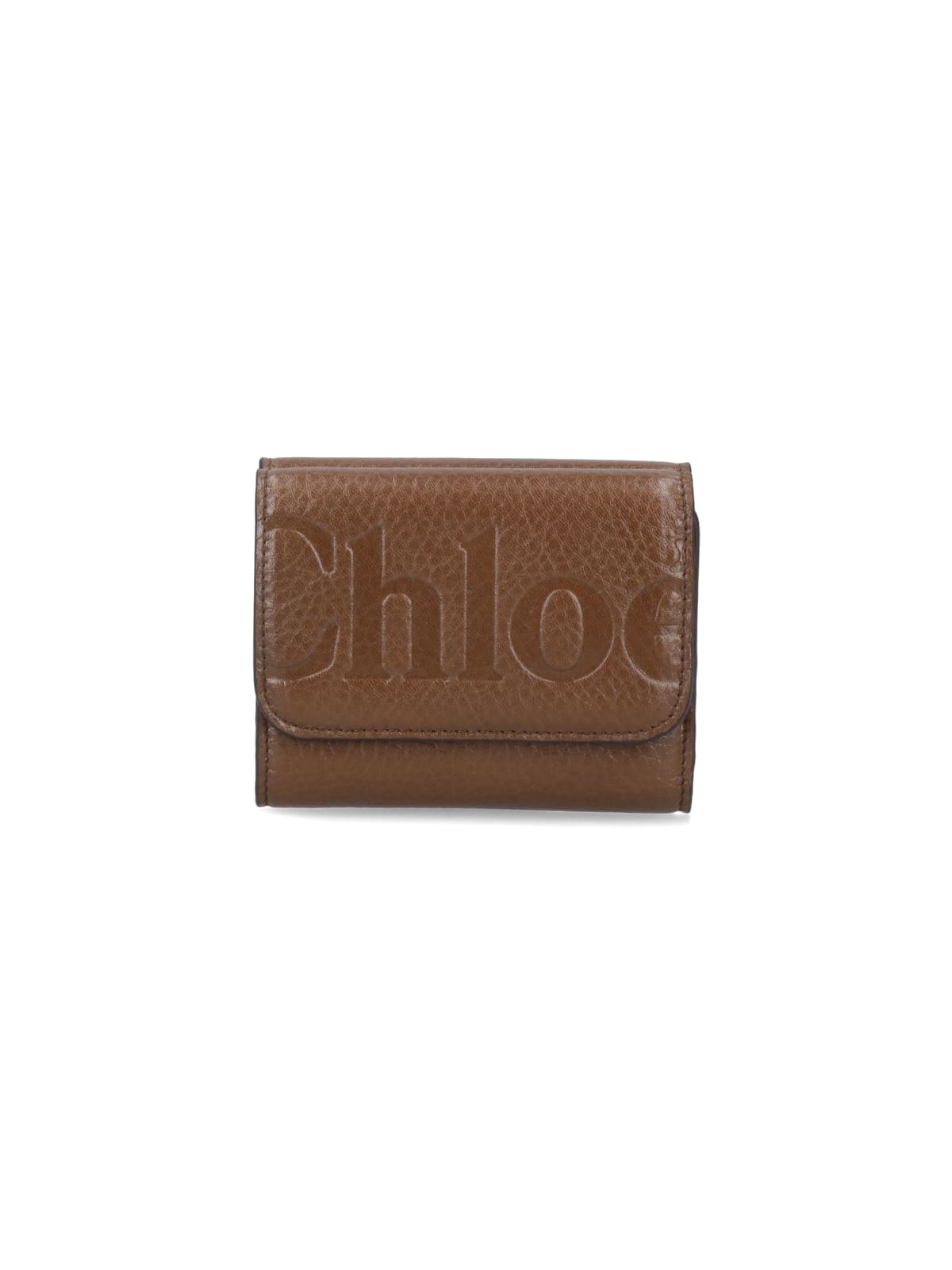 Chloé Tri-fold Logo Wallet