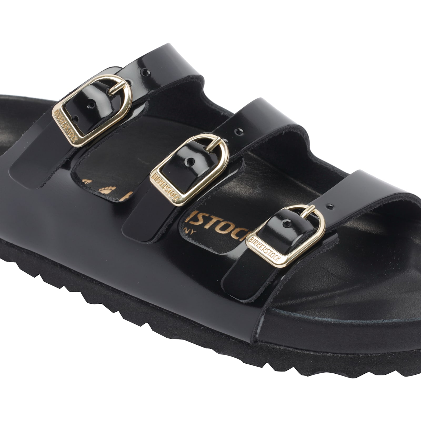 Birkenstock Florida Dbuckle Exquisite Shine Fit S Shoes