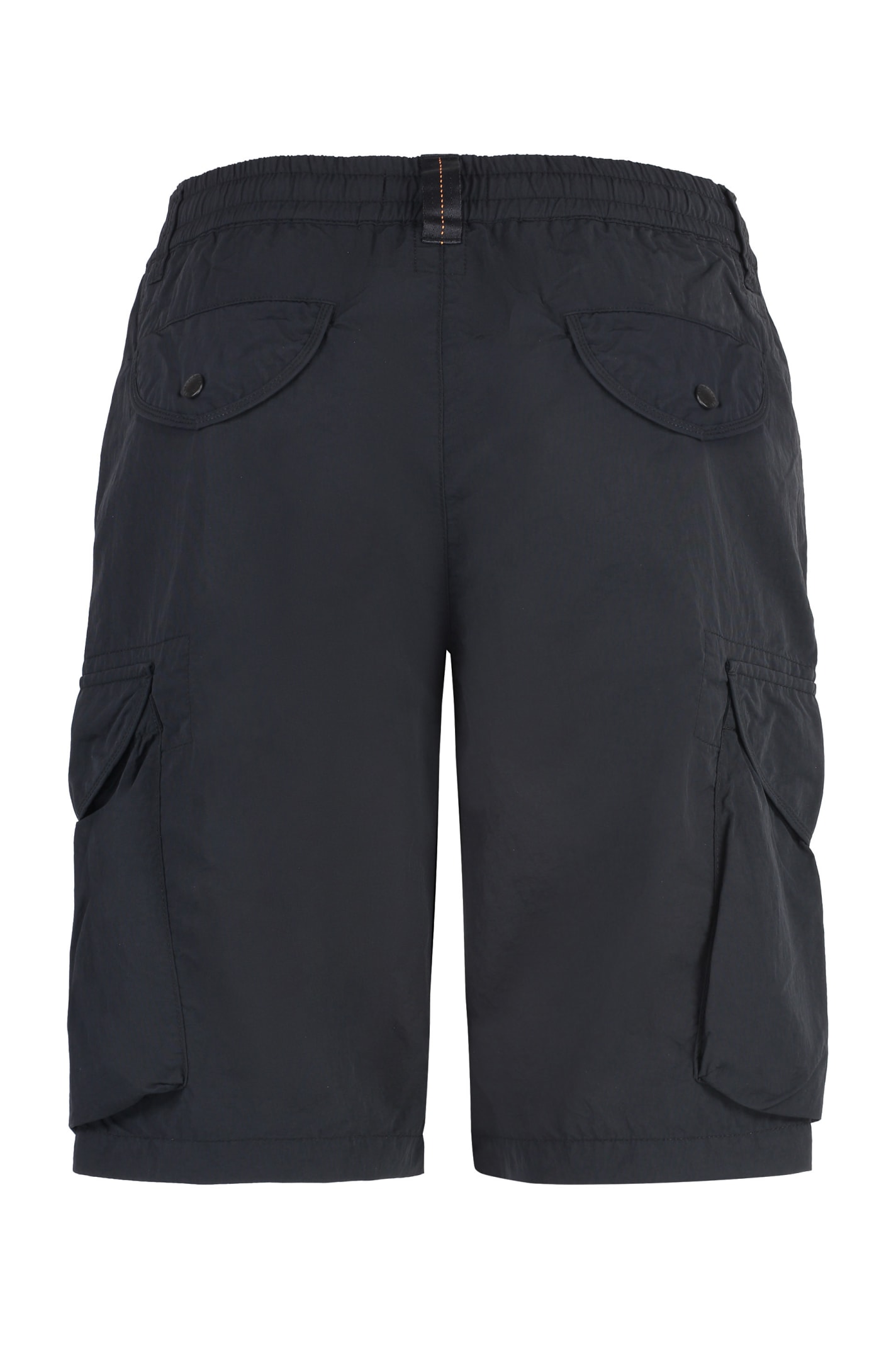 Shop Parajumpers Sigmund 2 Nylon Bermuda Shorts In Black