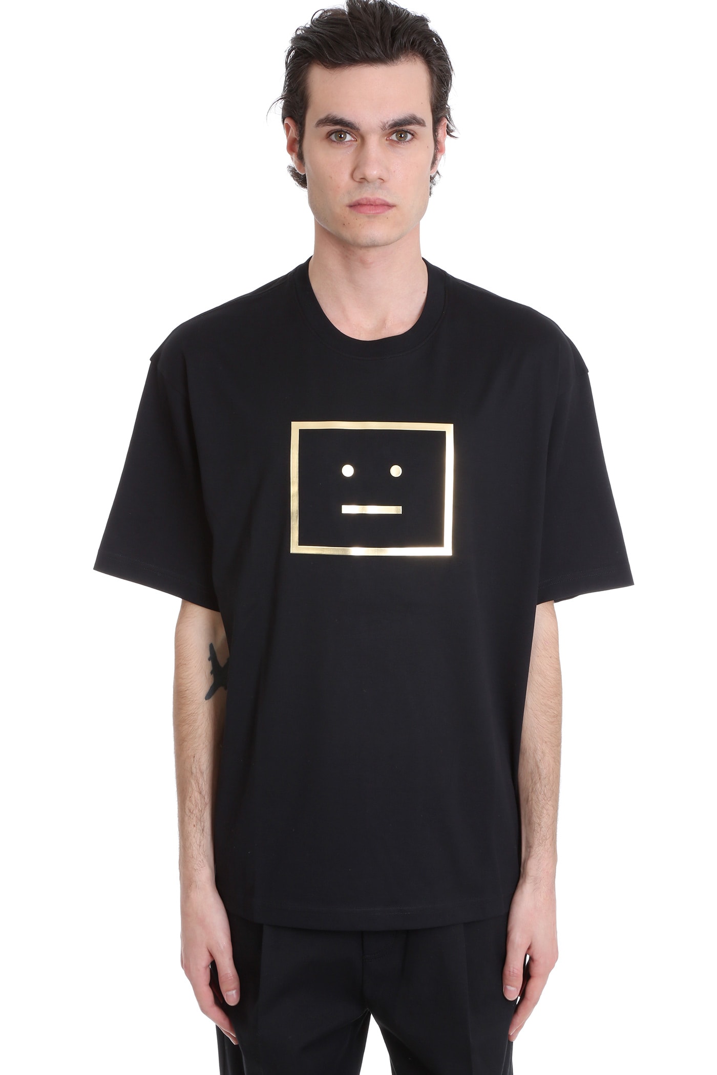 Acne Studios T-shirt In Black Cotton