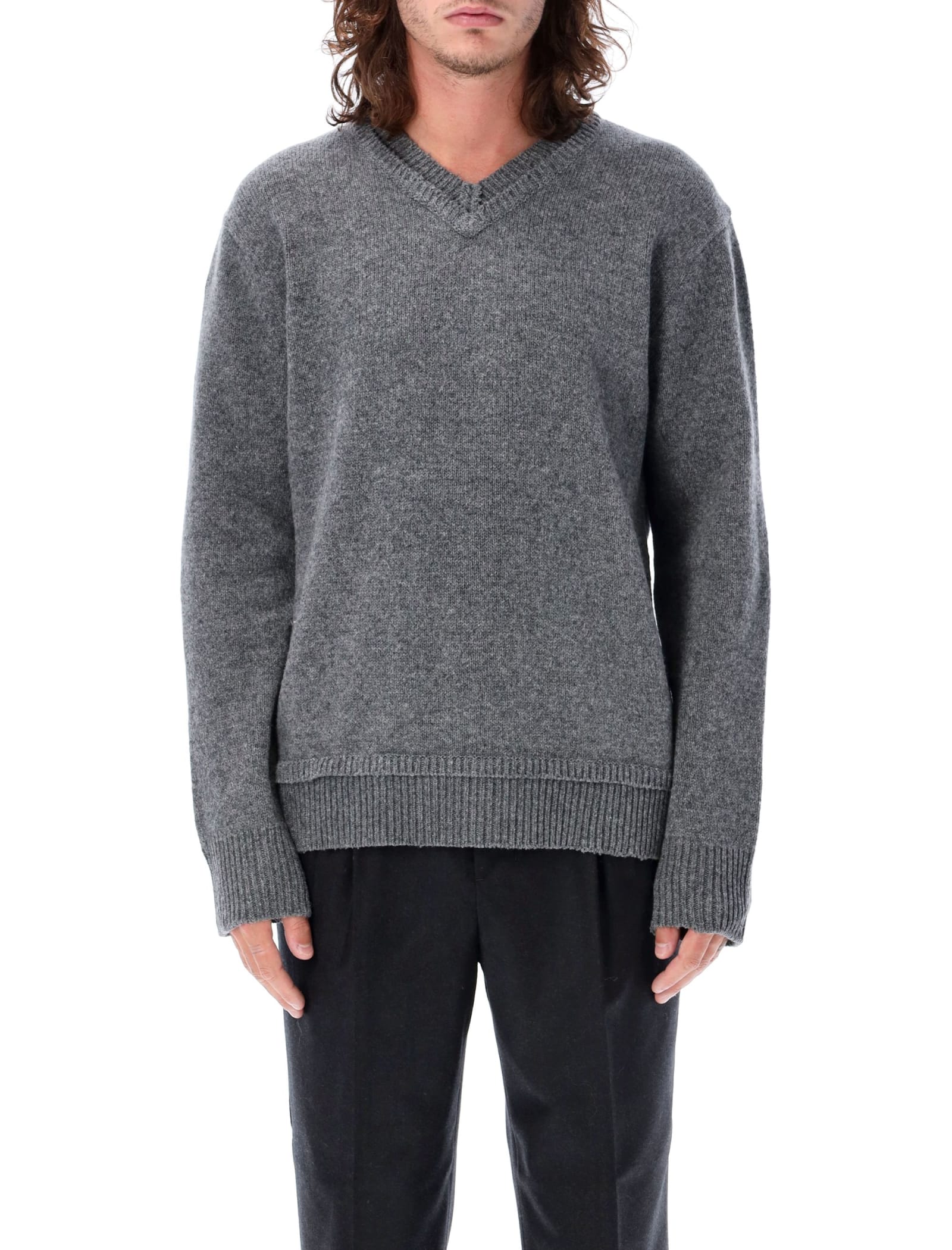 Margiela elbow sale patch sweater