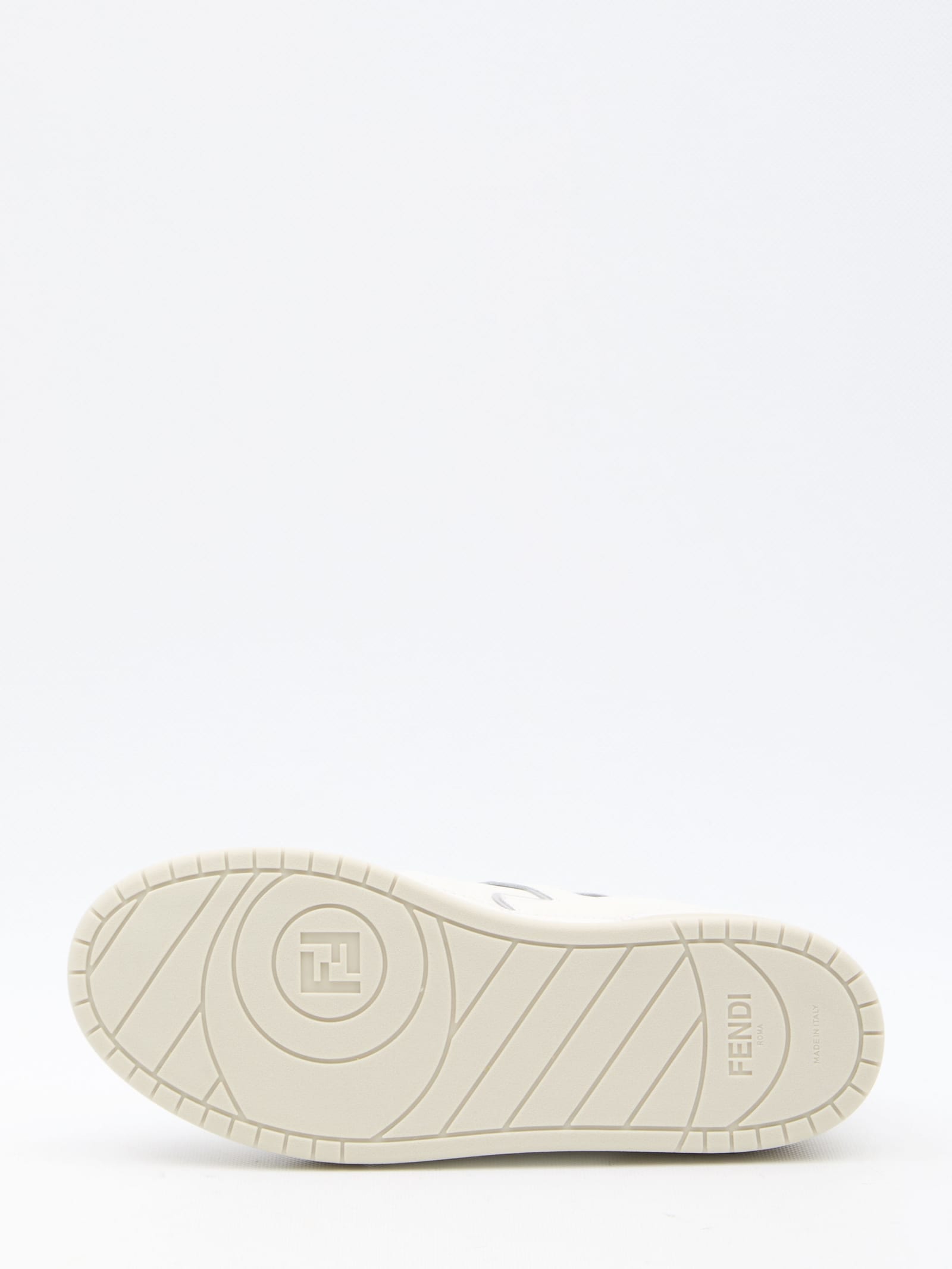 Shop Fendi Match Sneakers In White