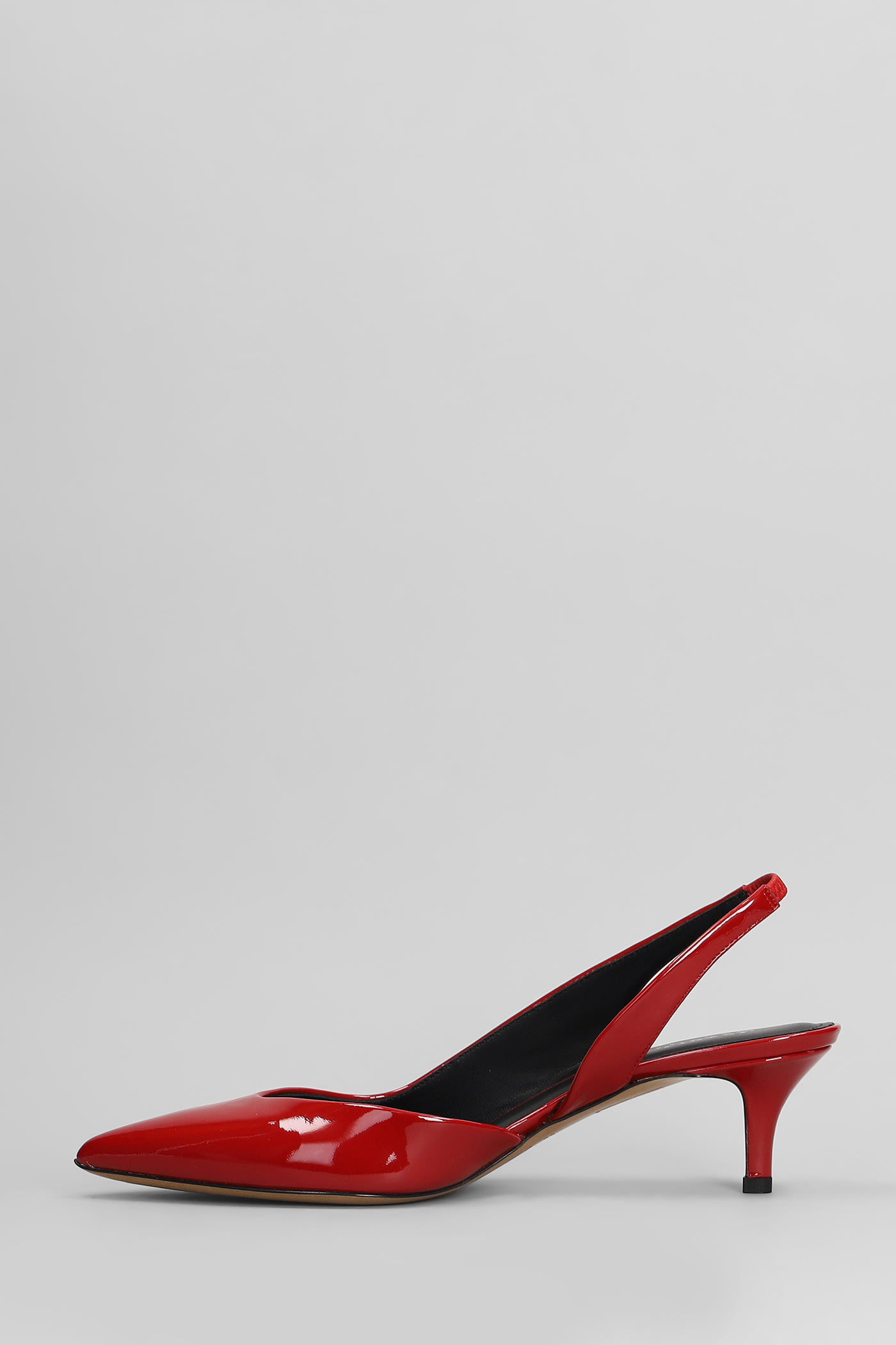 Shop Isabel Marant Padim Pumps In Red Patent Leather