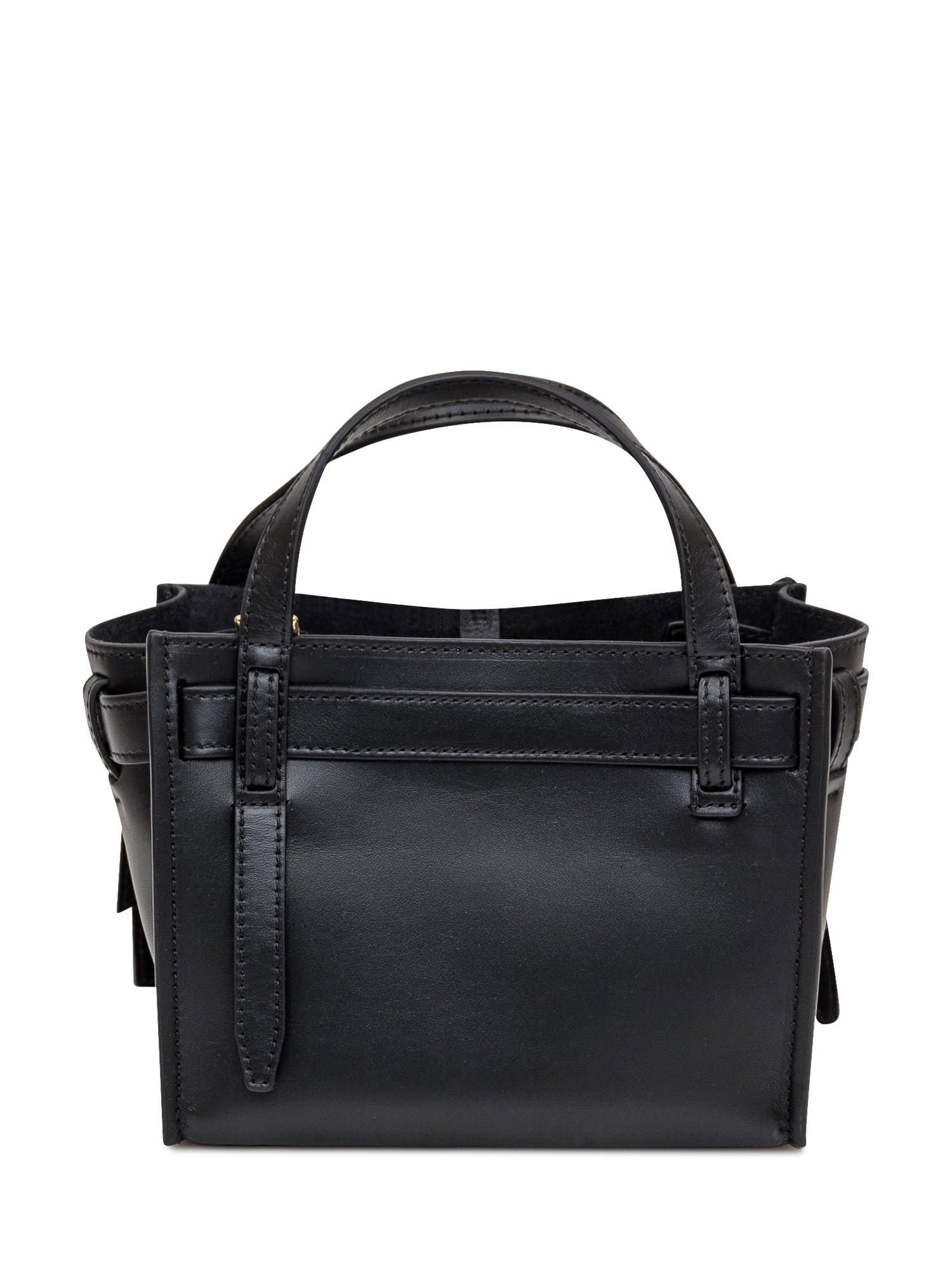 Shop Coperni Mini Belt Cabas Bag In Black