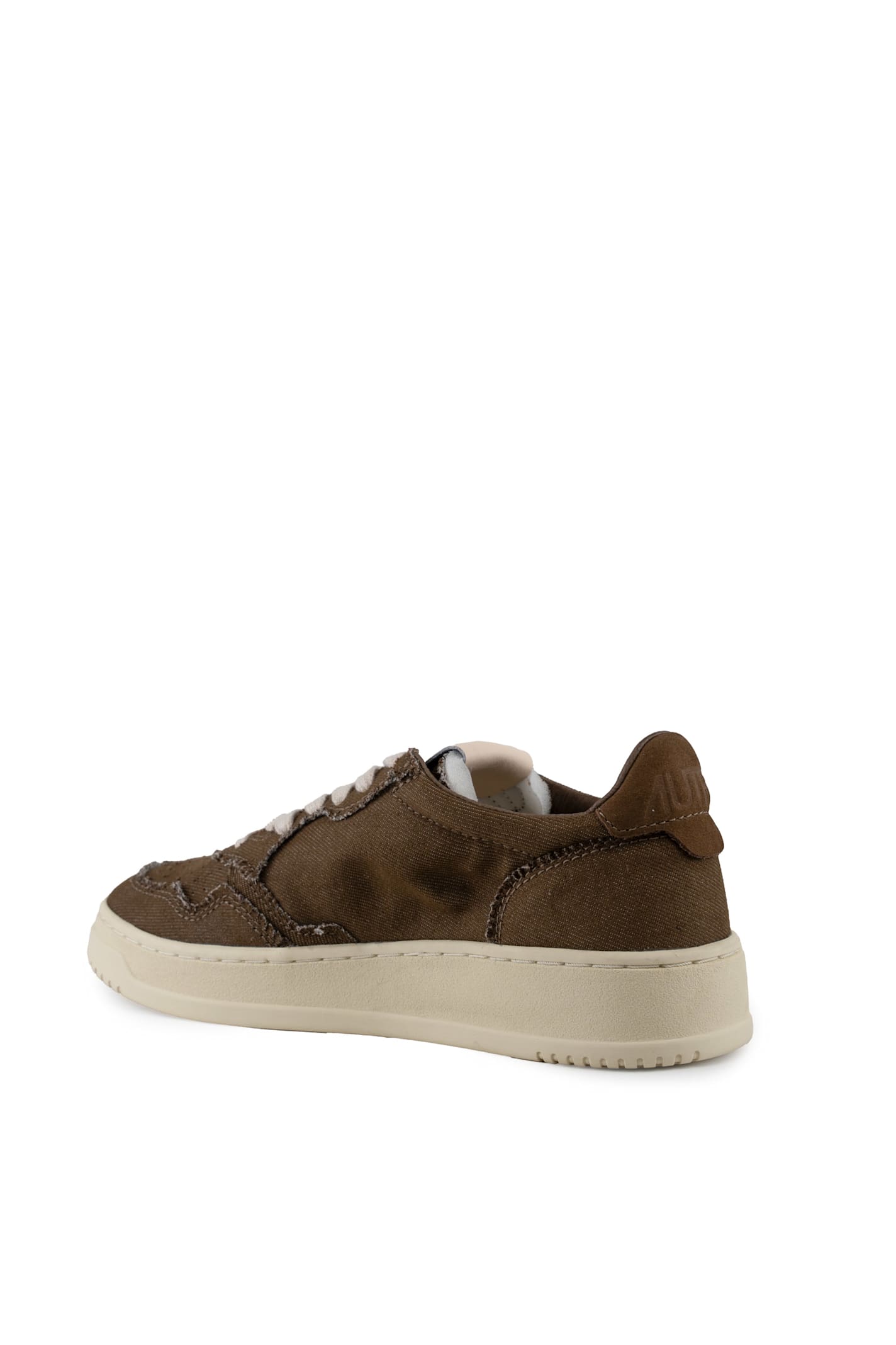 AUTRY AUTRY MEDALIST LOW SNEAKERS IN DENIM