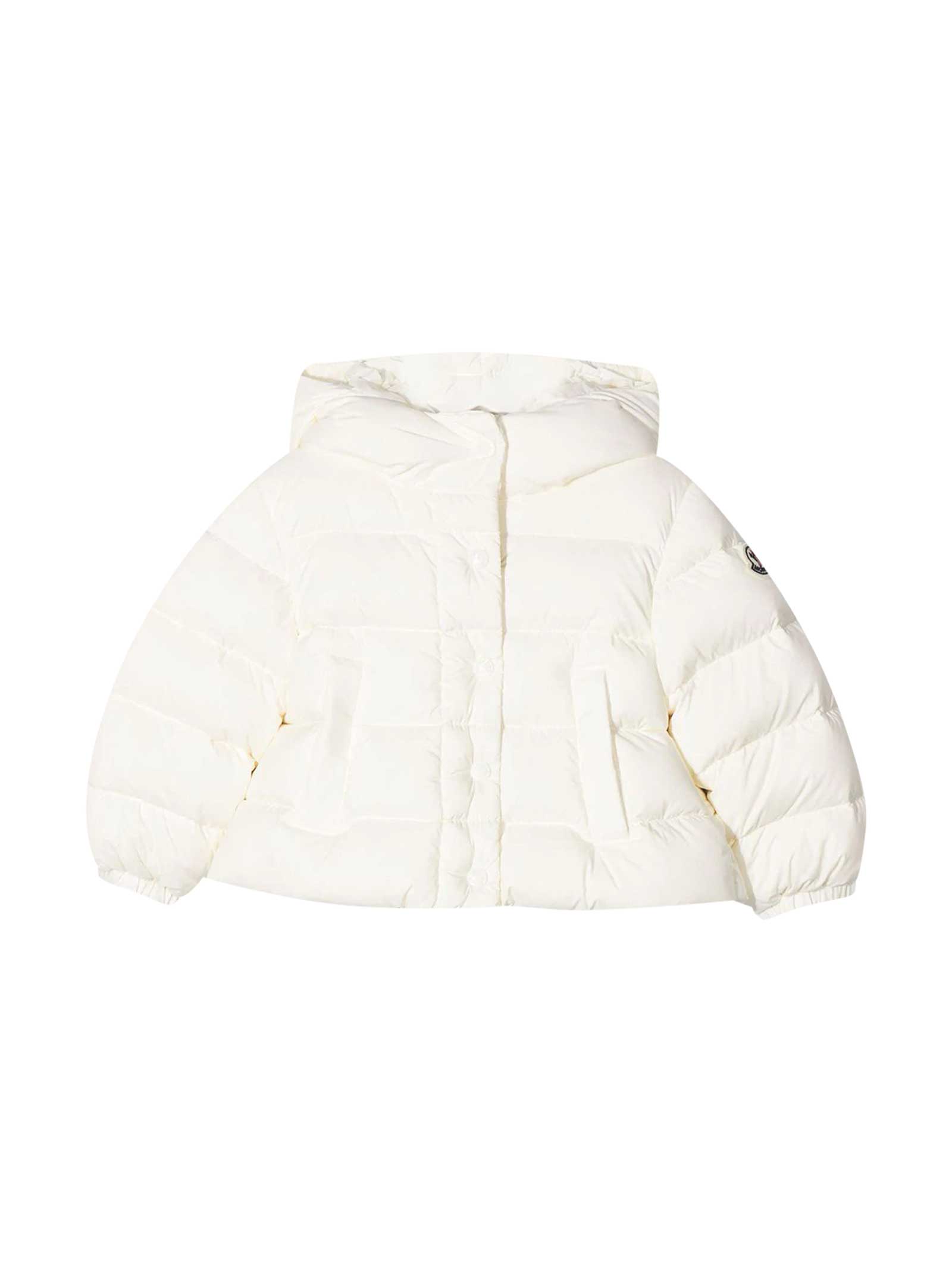 Moncler White Padded Coat