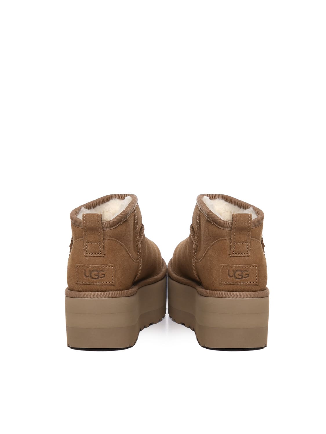 Ugg Women Classic Ultra Mini Platform Boot In Chestnut In Brown