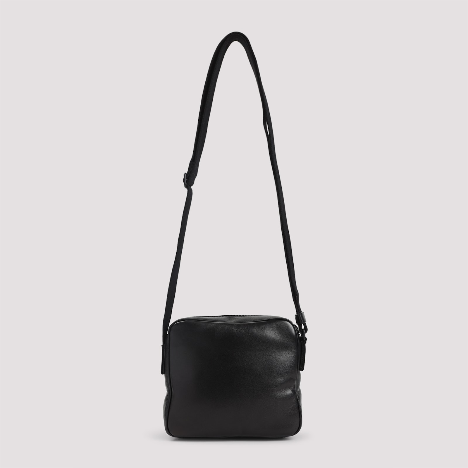 Saint Laurent Ysl Cube Shoulder Bag In Black