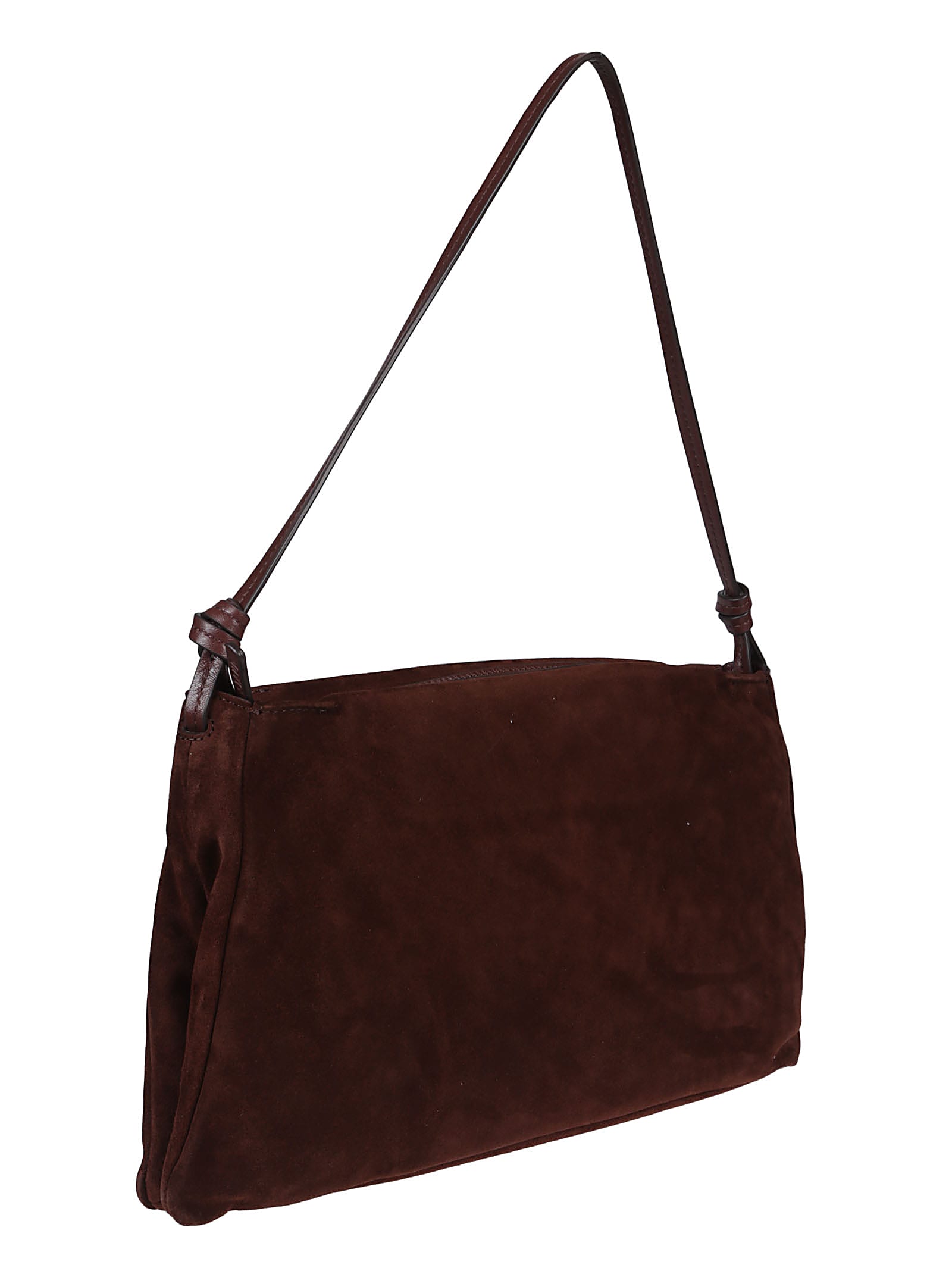 Shop Staud Wally Shoulder Bag In Maho Mahogany