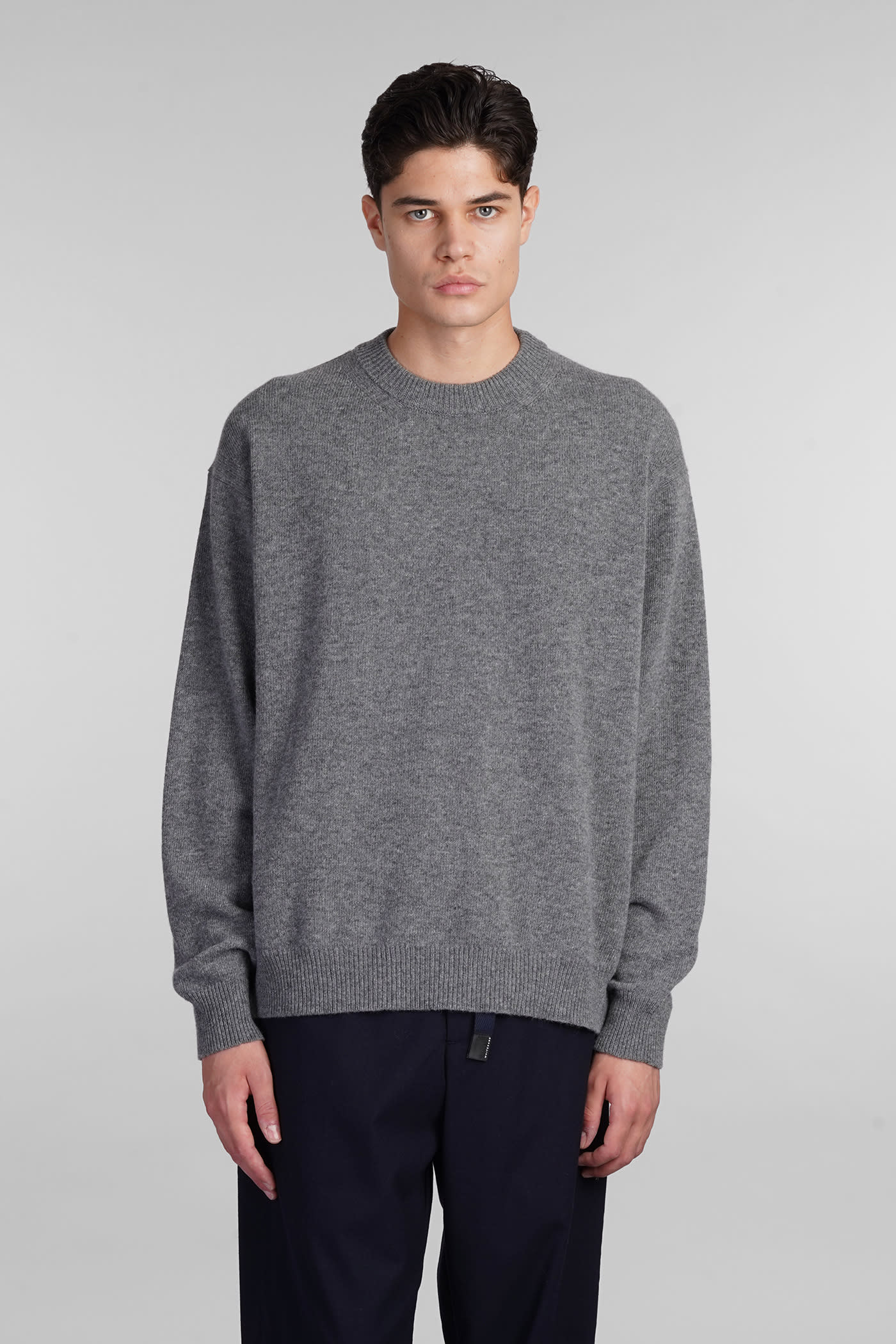 ROBERTO COLLINA KNITWEAR IN GREY WOOL 