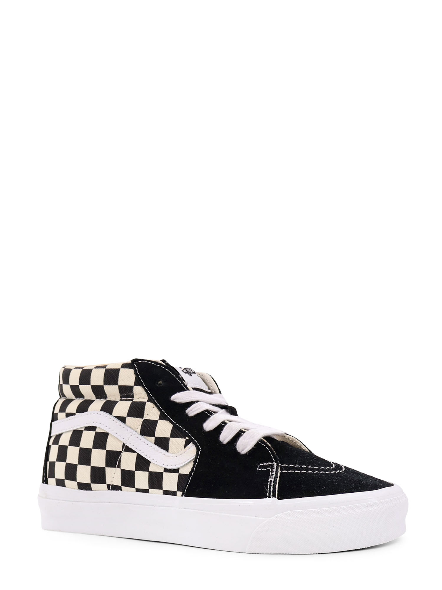 Vans Sk8-mid Reissue 83 Canvas High-top Sneakers In Black
