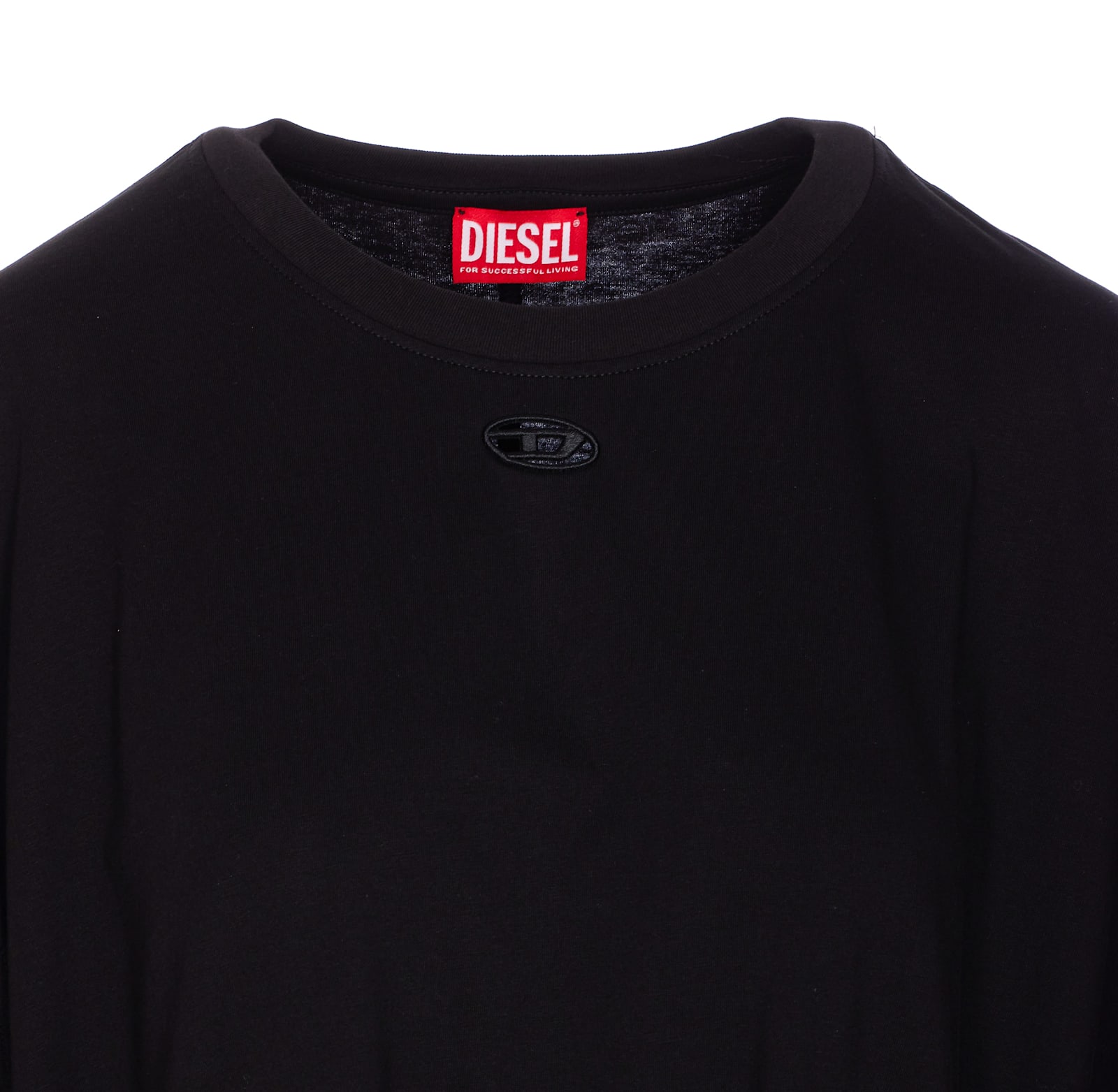 Diesel T-shirt Dress With Tie Front