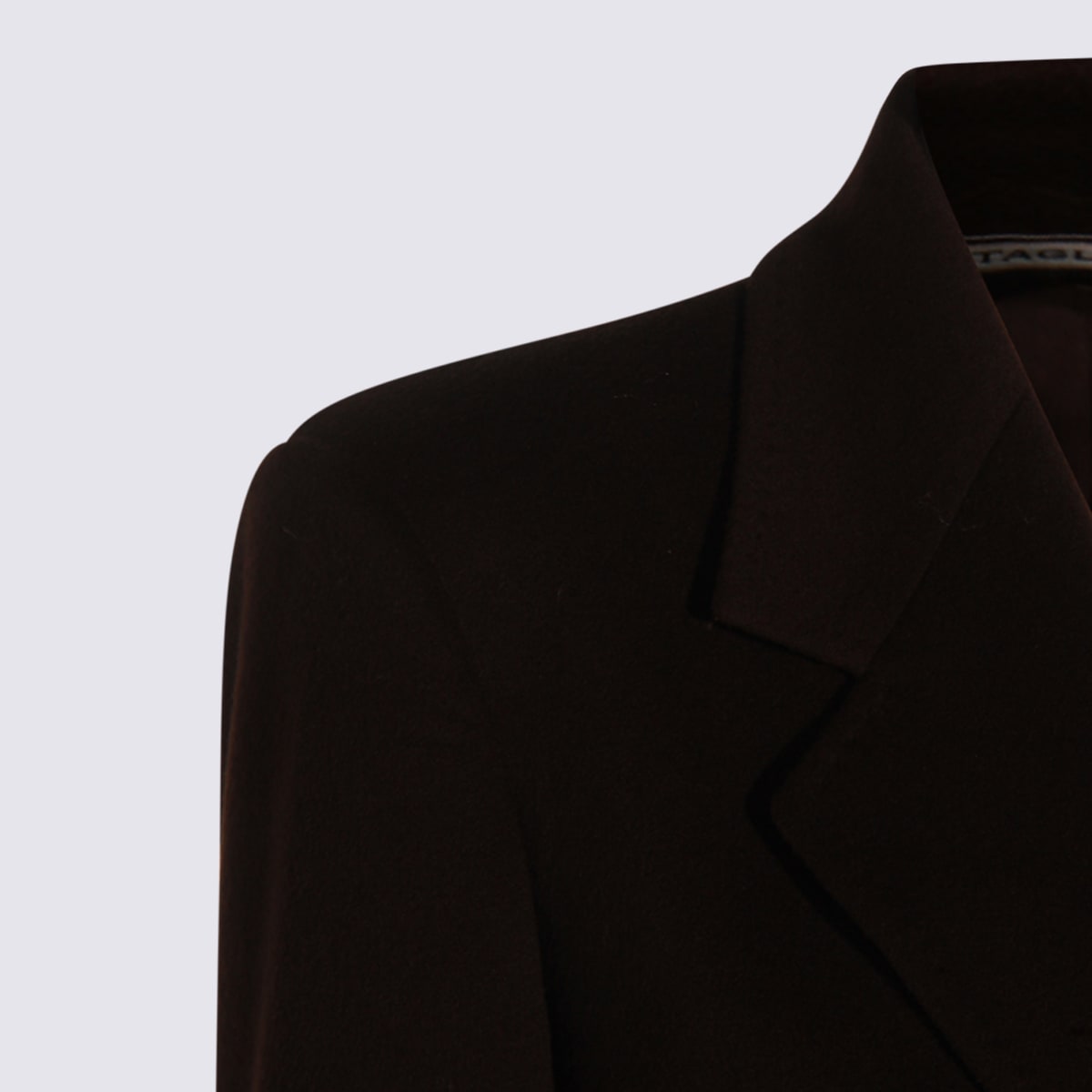 Tagliatore Double-breasted Cashmere Coat In Black