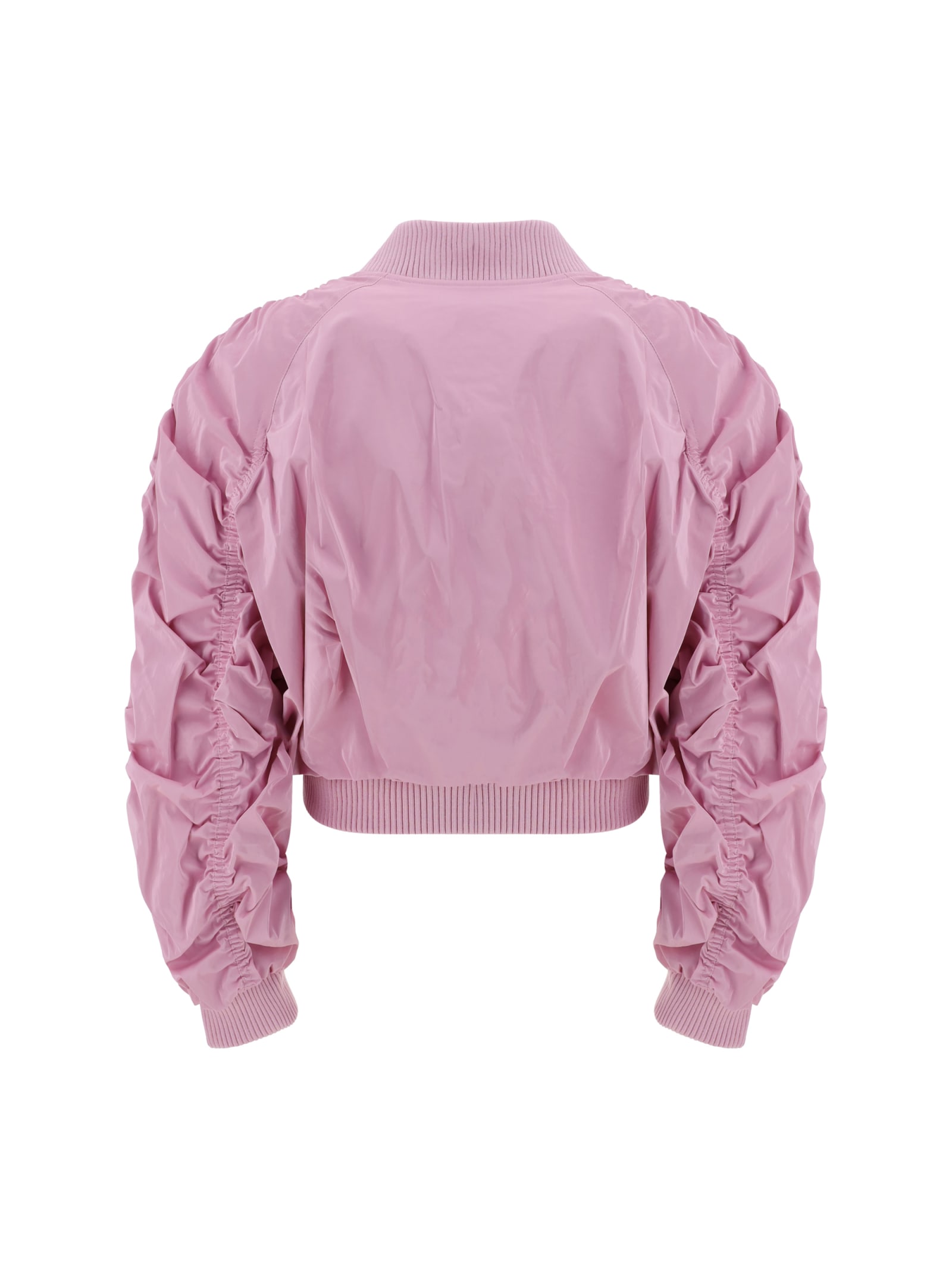 Shop Pinko Bomber Jacket In Rosa Dolce Lilla
