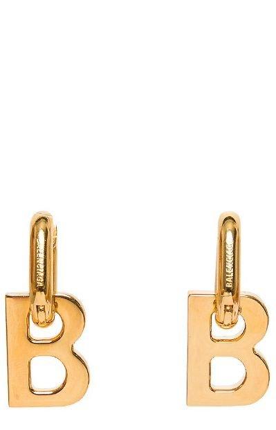 Balenciaga B Chain Xs Earrings