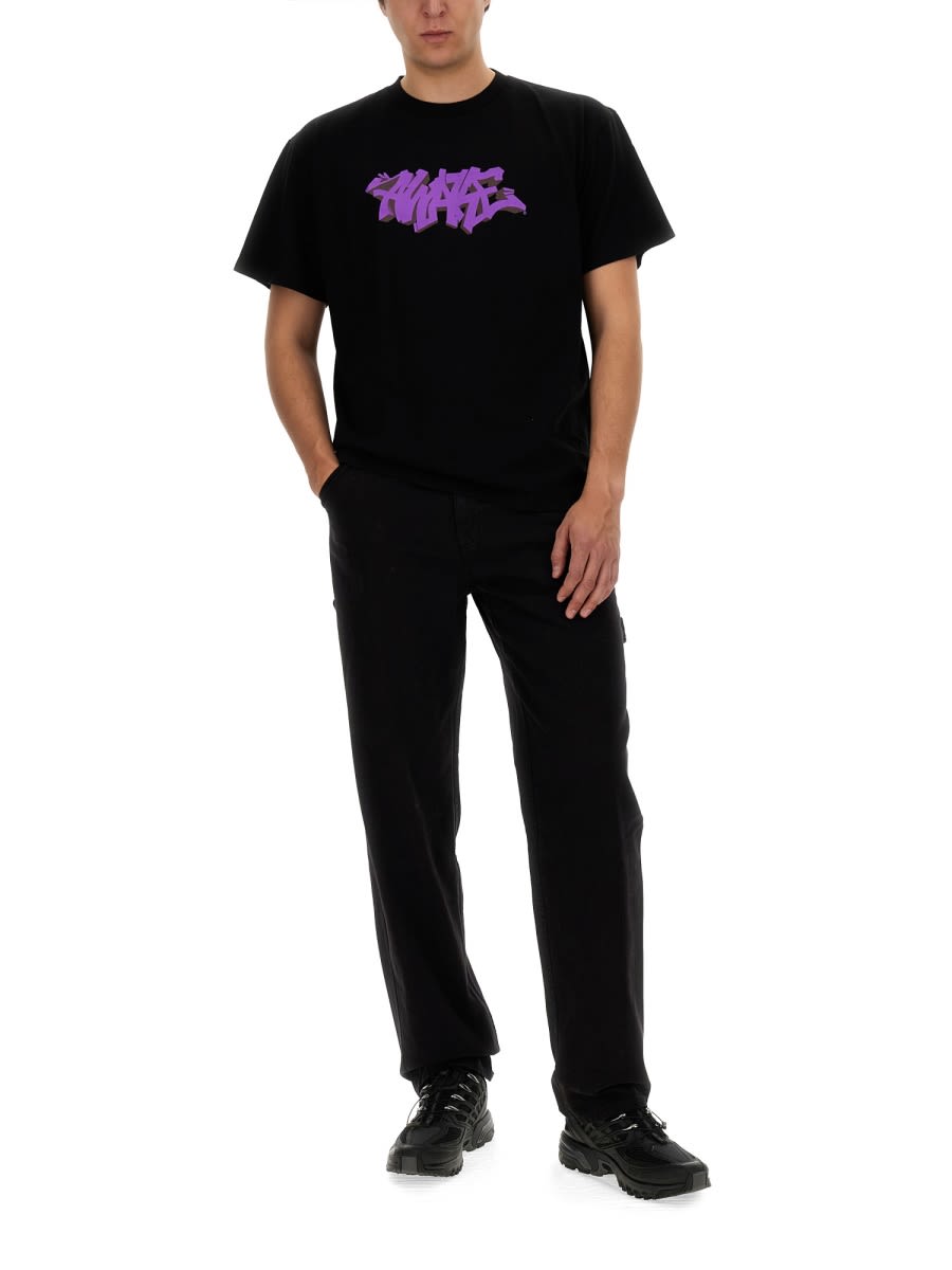 Awake Ny Graffiti T-shirt In Black