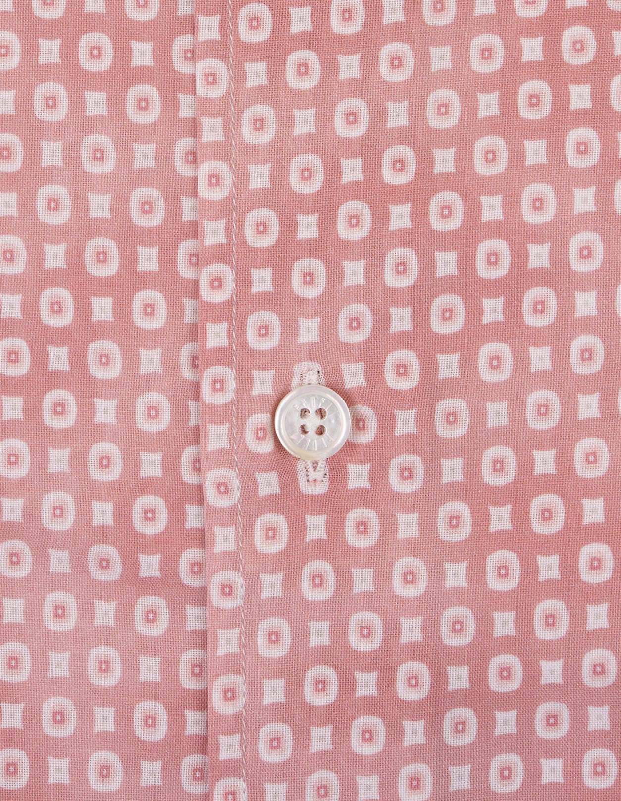 Shop Fedeli Sean Shirt In Pink Printed Panamino