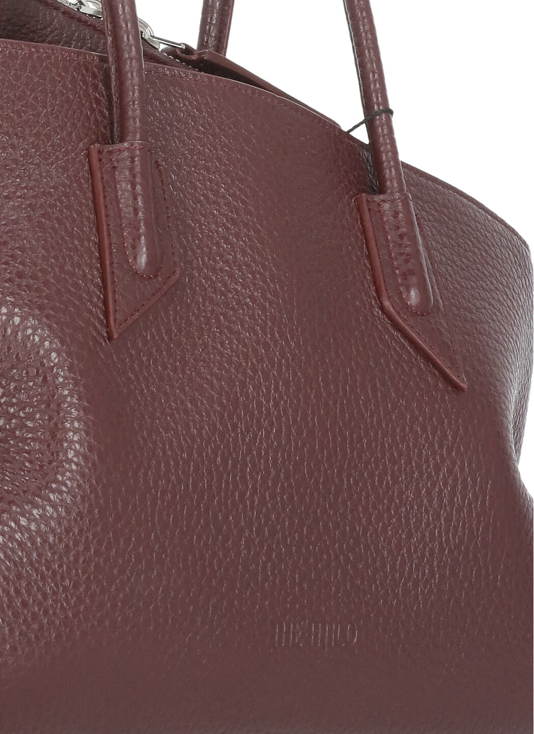 Attico Medium Walk In Grained Leather In Burgundy