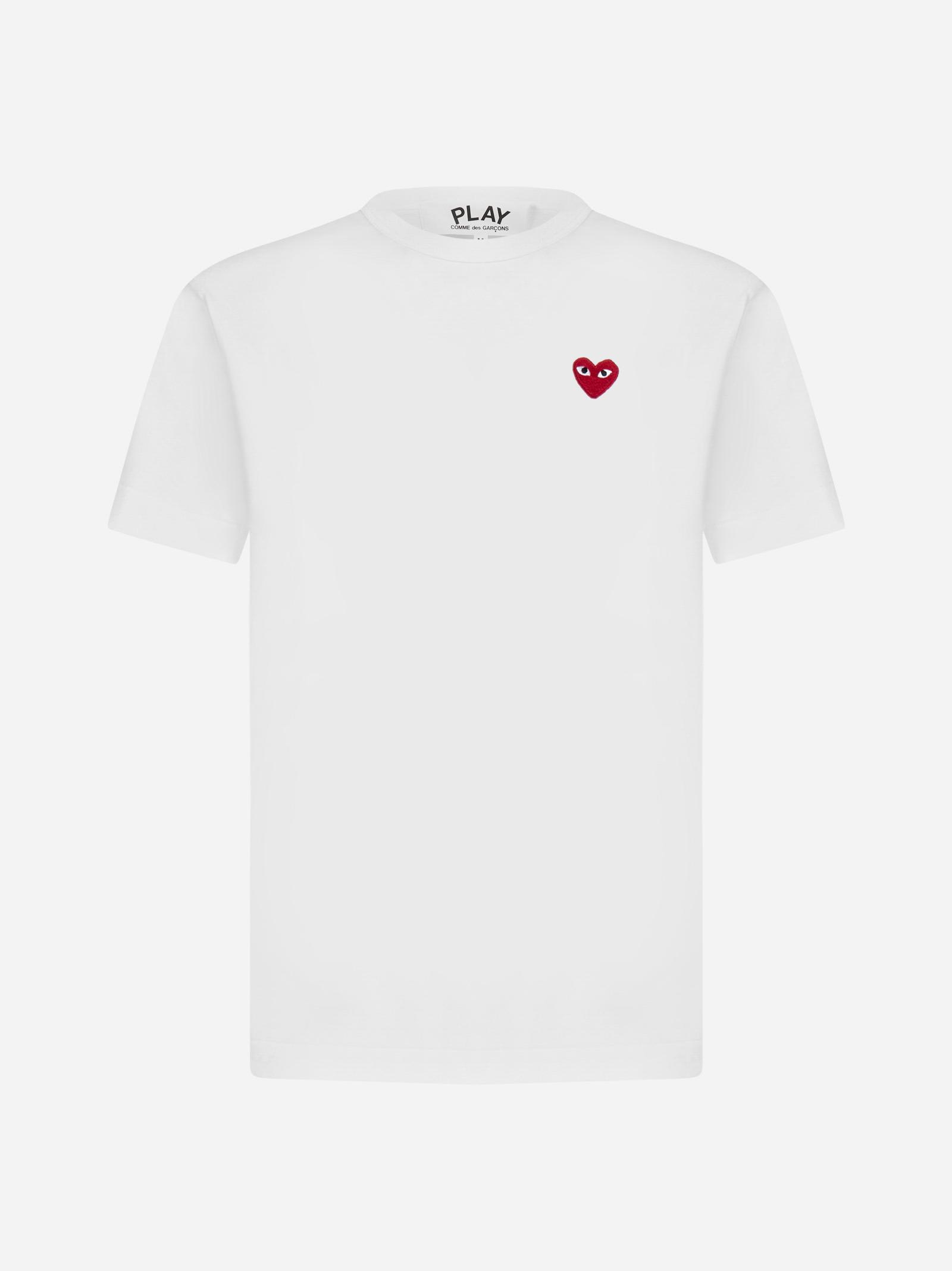 Comme des Garçons Heart Patch Cotton T-shirt
