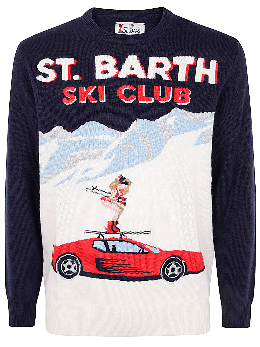 Shop Mc2 Saint Barth Heron C Crew Neck Sweater