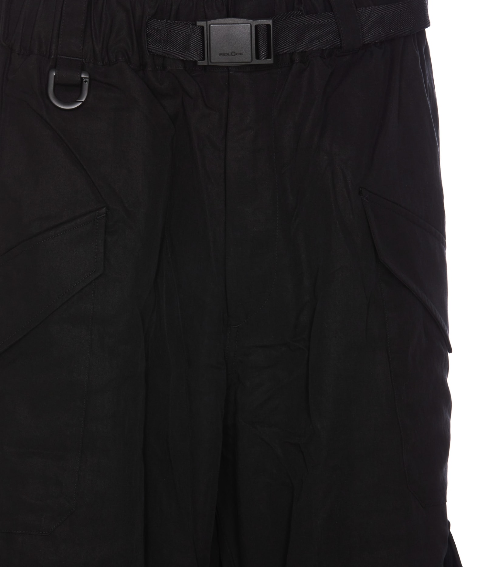 Shop Y-3 Wash Pants In Black