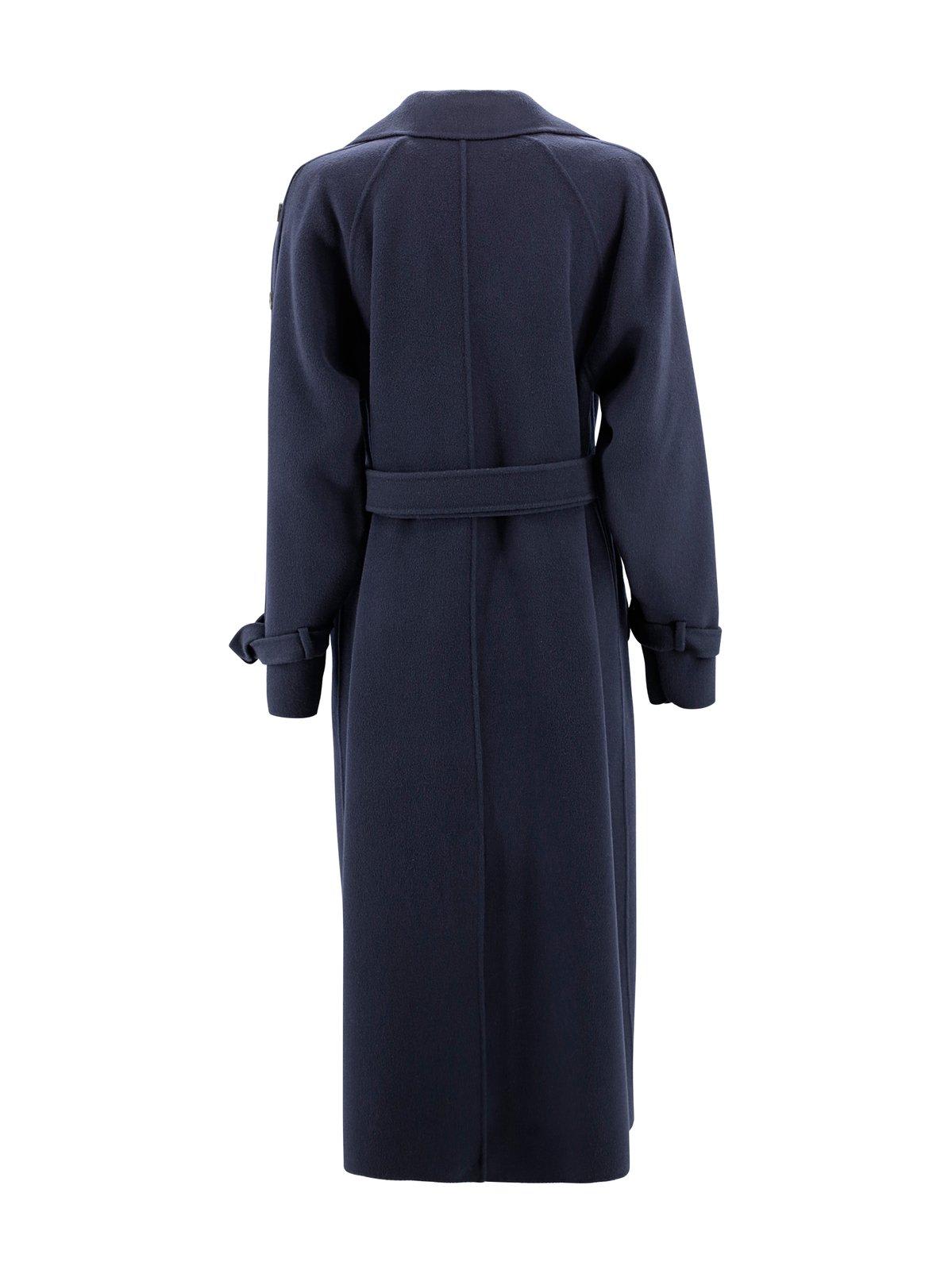 Shop Weekend Max Mara Double Breasted Trench Coat