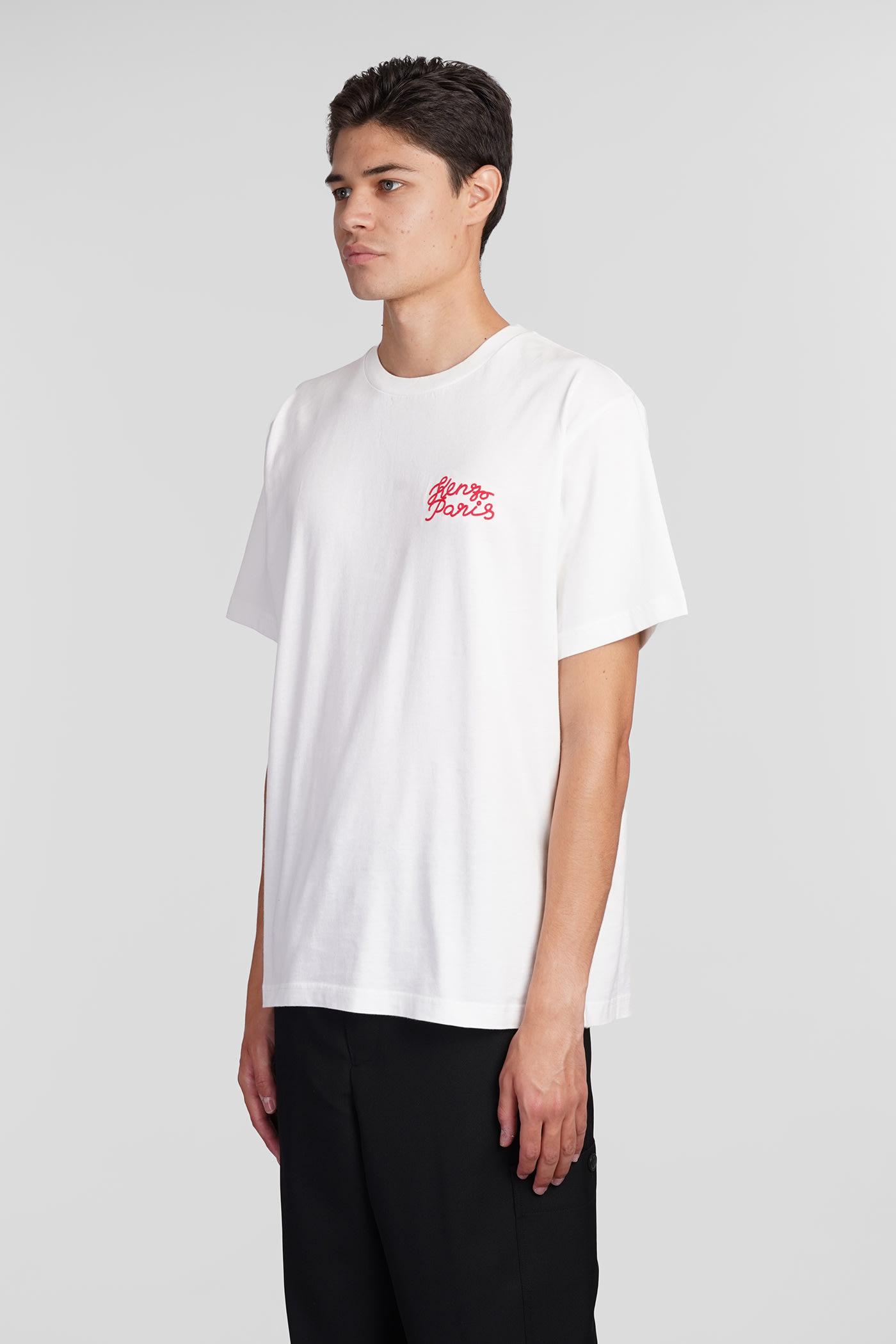 Shop Kenzo T-shirt In White Cotton