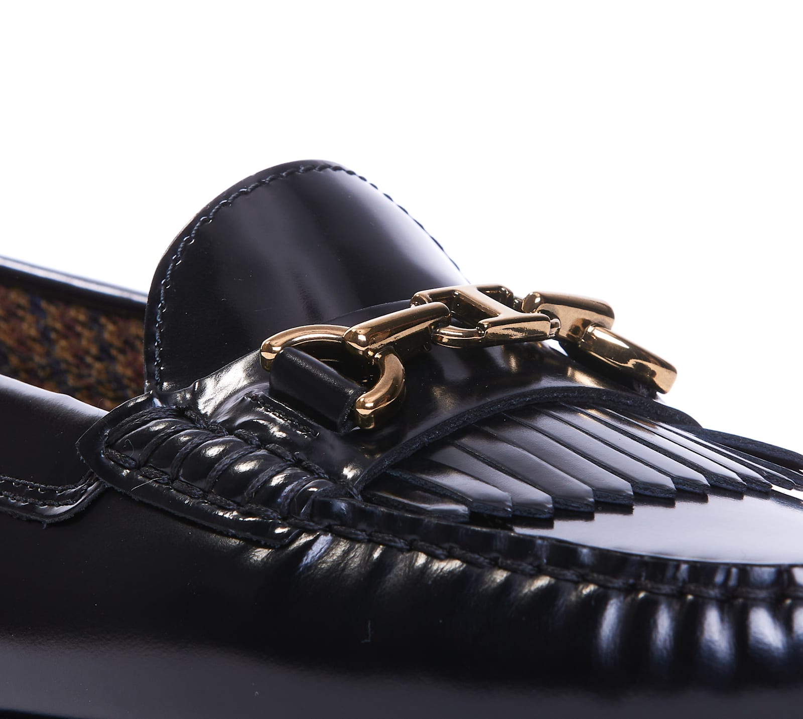 Shop Tod's Leather City Gommino Loafers In Black