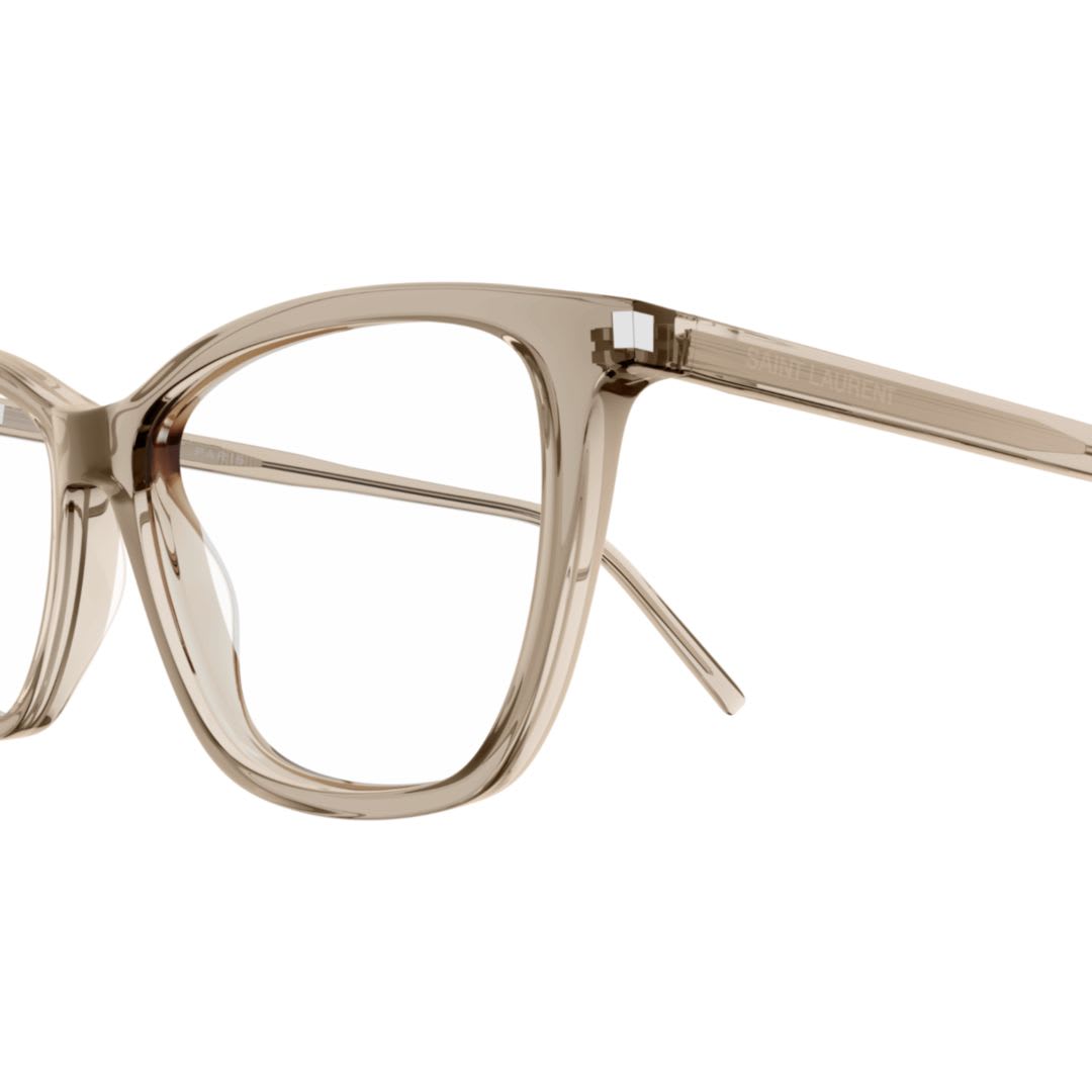 Saint Laurent Sl 259014 Brown Brown Transpare In 014 Brown Brown Transpare
