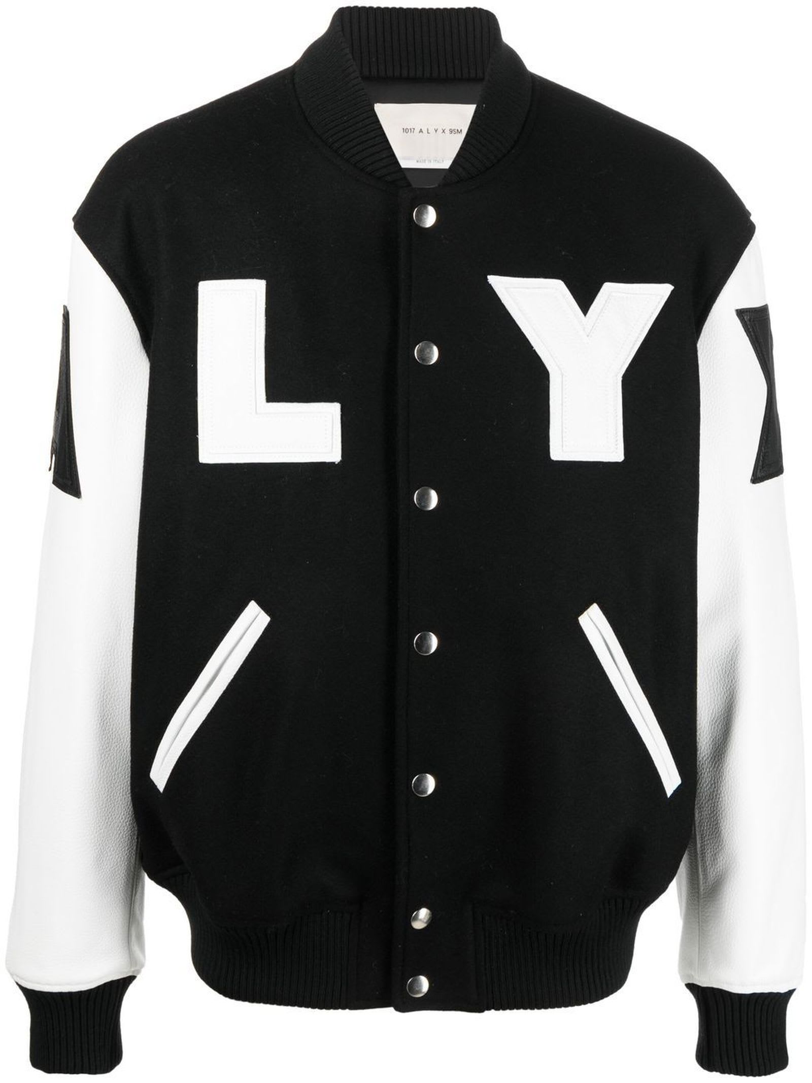 1017 ALYX 9SM Black Wool-lambskin Blend Jacket