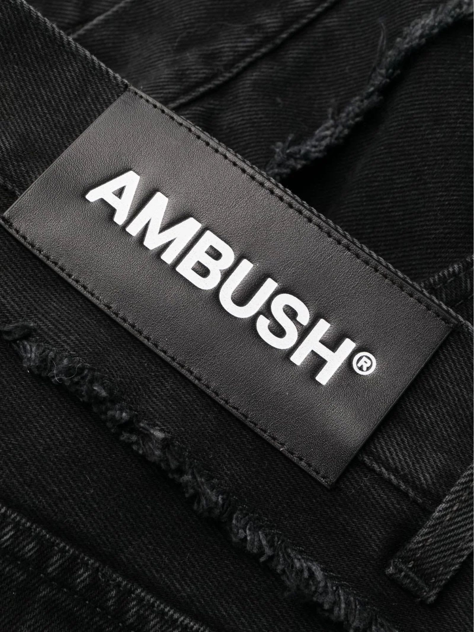 Ambush Jeans With Five Pockets In Nero